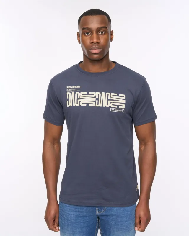 Trentmore T-Shirt Dark Navy sold by Duck and Cover