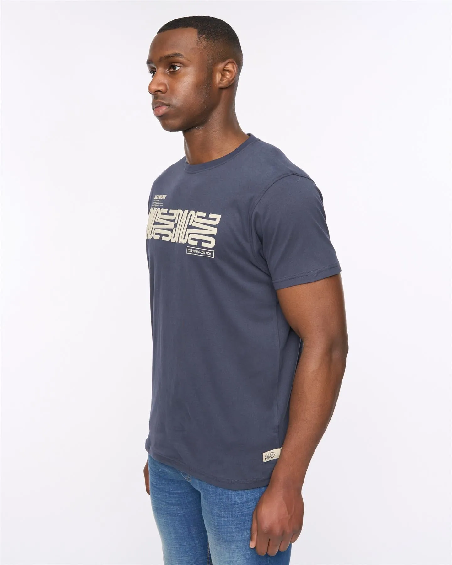 Trentmore T-Shirt Dark Navy sold by Duck and Cover product image thumbnail 3