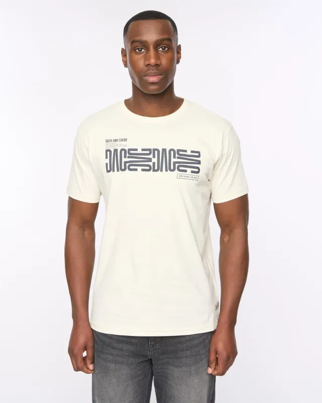 Trentmore T-Shirt Off White sold by Duck and Cover
