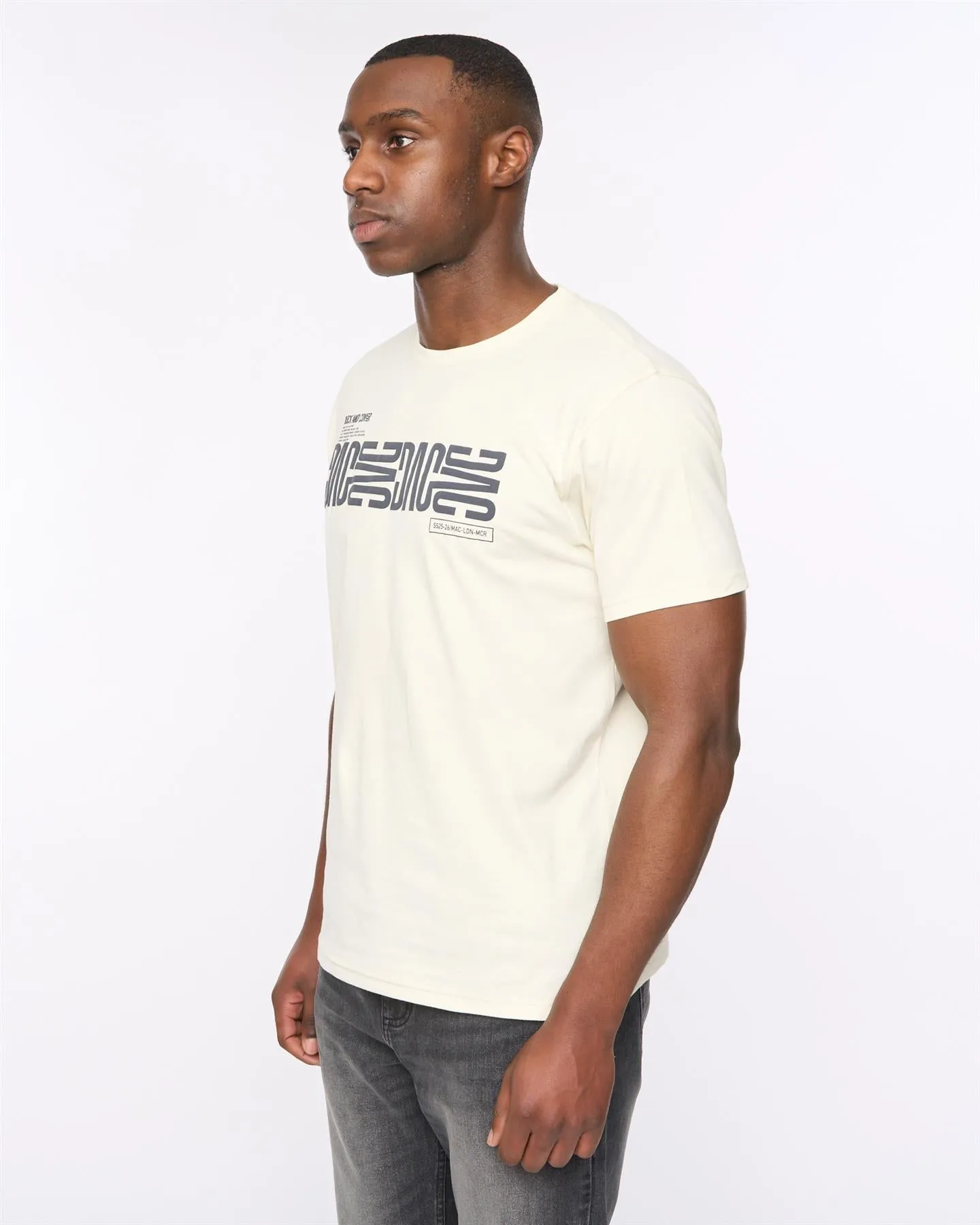 Trentmore T-Shirt Off White sold by Duck and Cover product image thumbnail 2