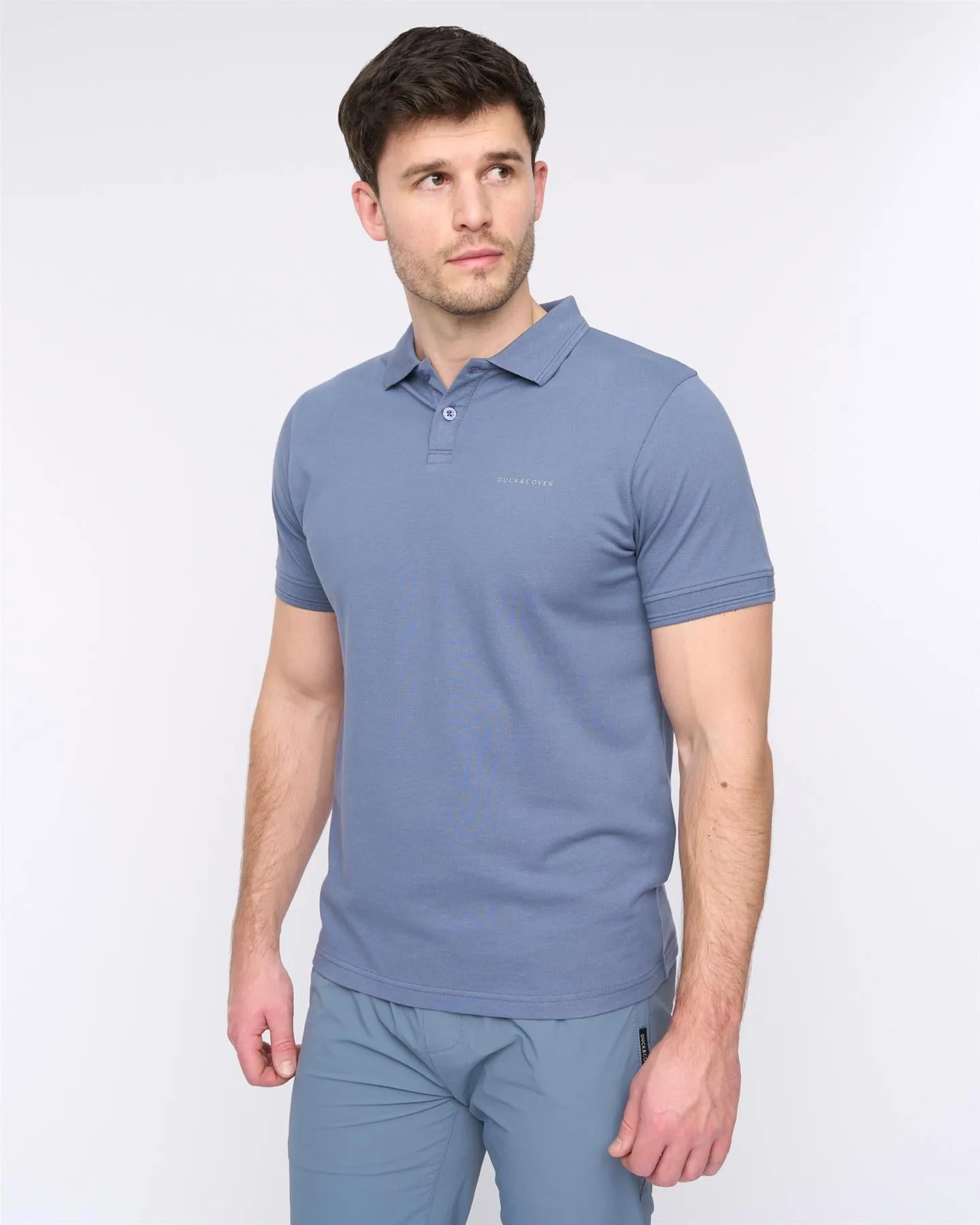 Limatar Polo Light Denim sold by Duck and Cover product image thumbnail 3