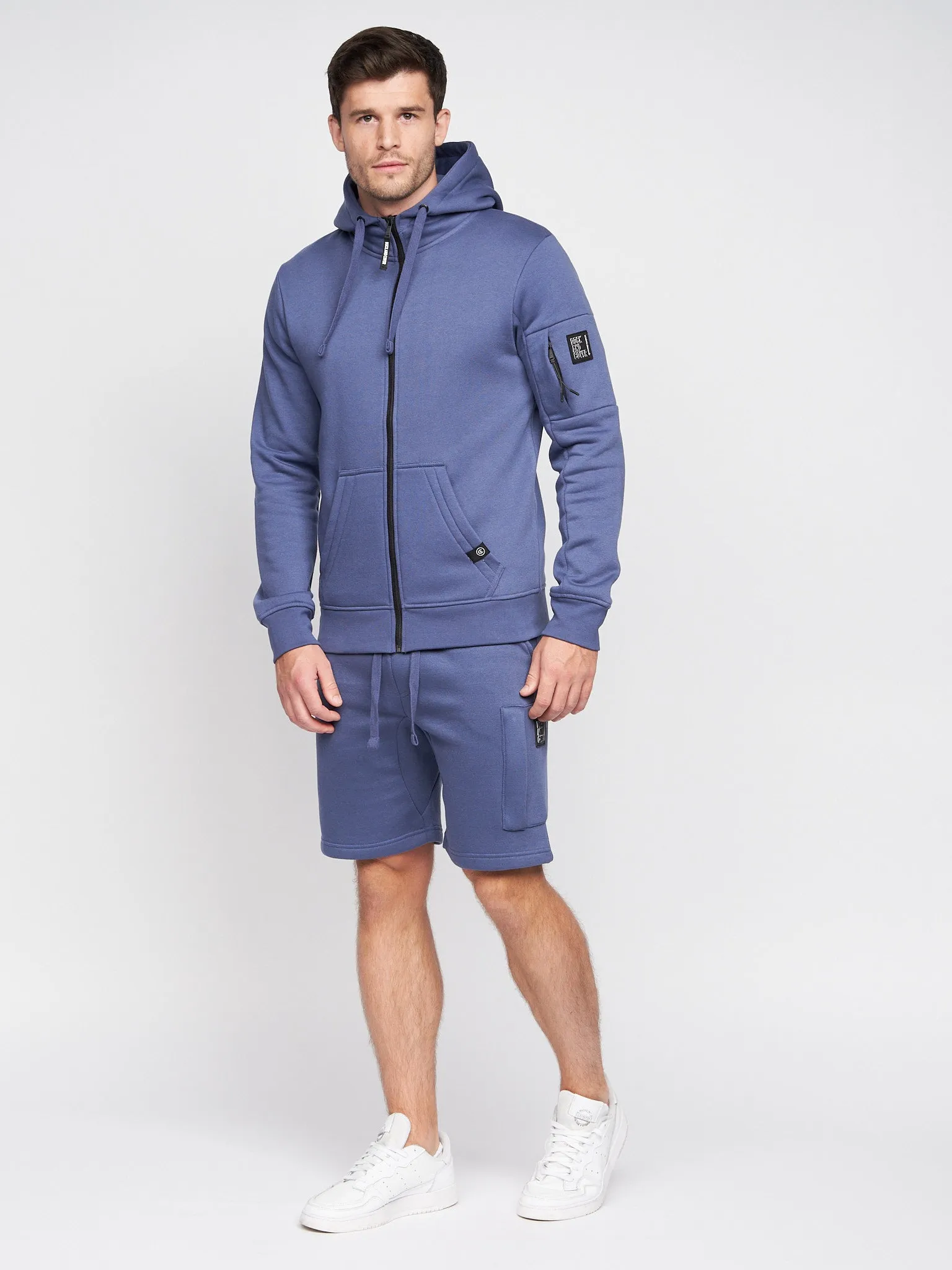 Milgate Jog Shorts Mid Blue sold by Duck and Cover product image thumbnail 2