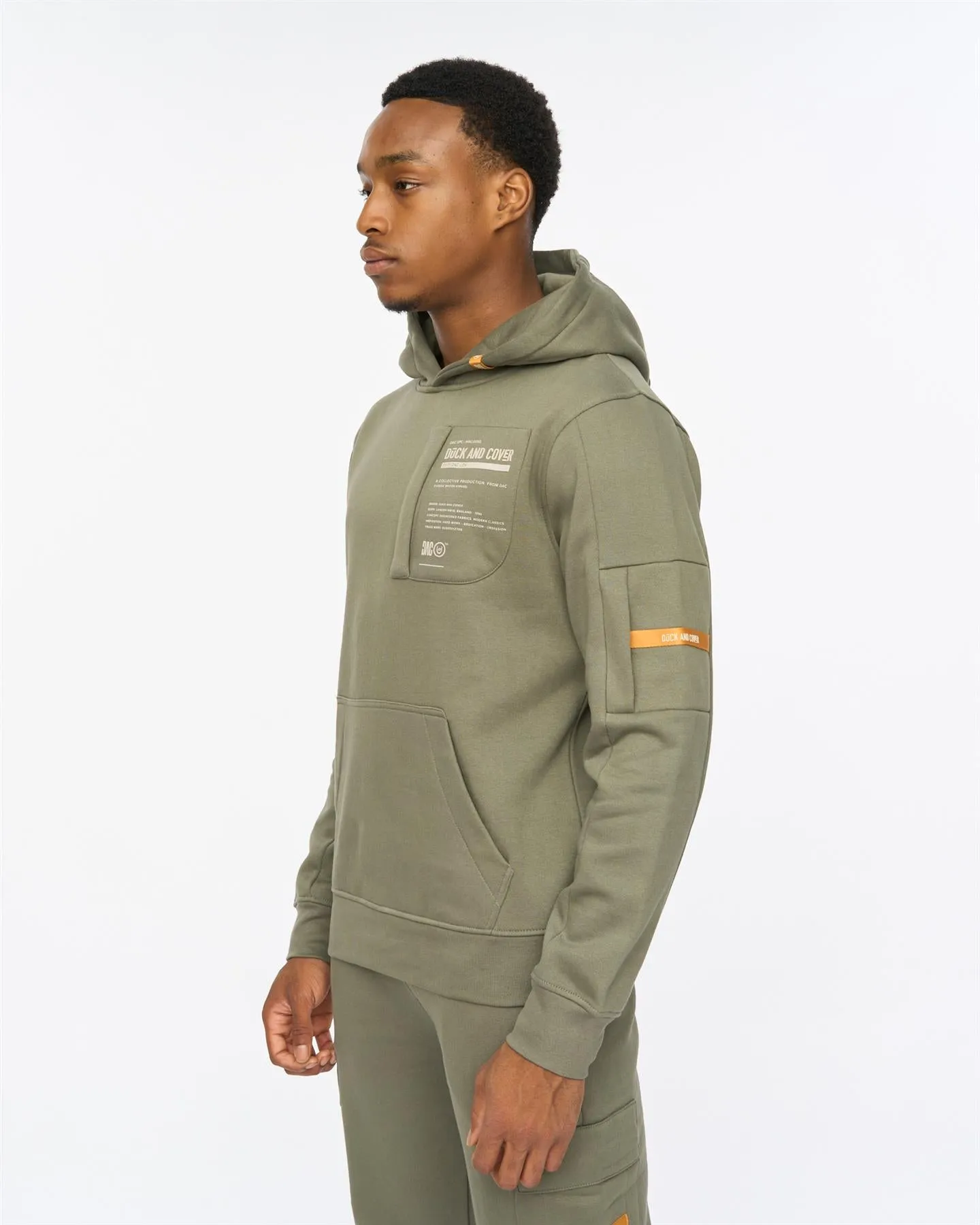 Adamsberg Hoodie Dark Olive sold by Duck and Cover product image thumbnail 4