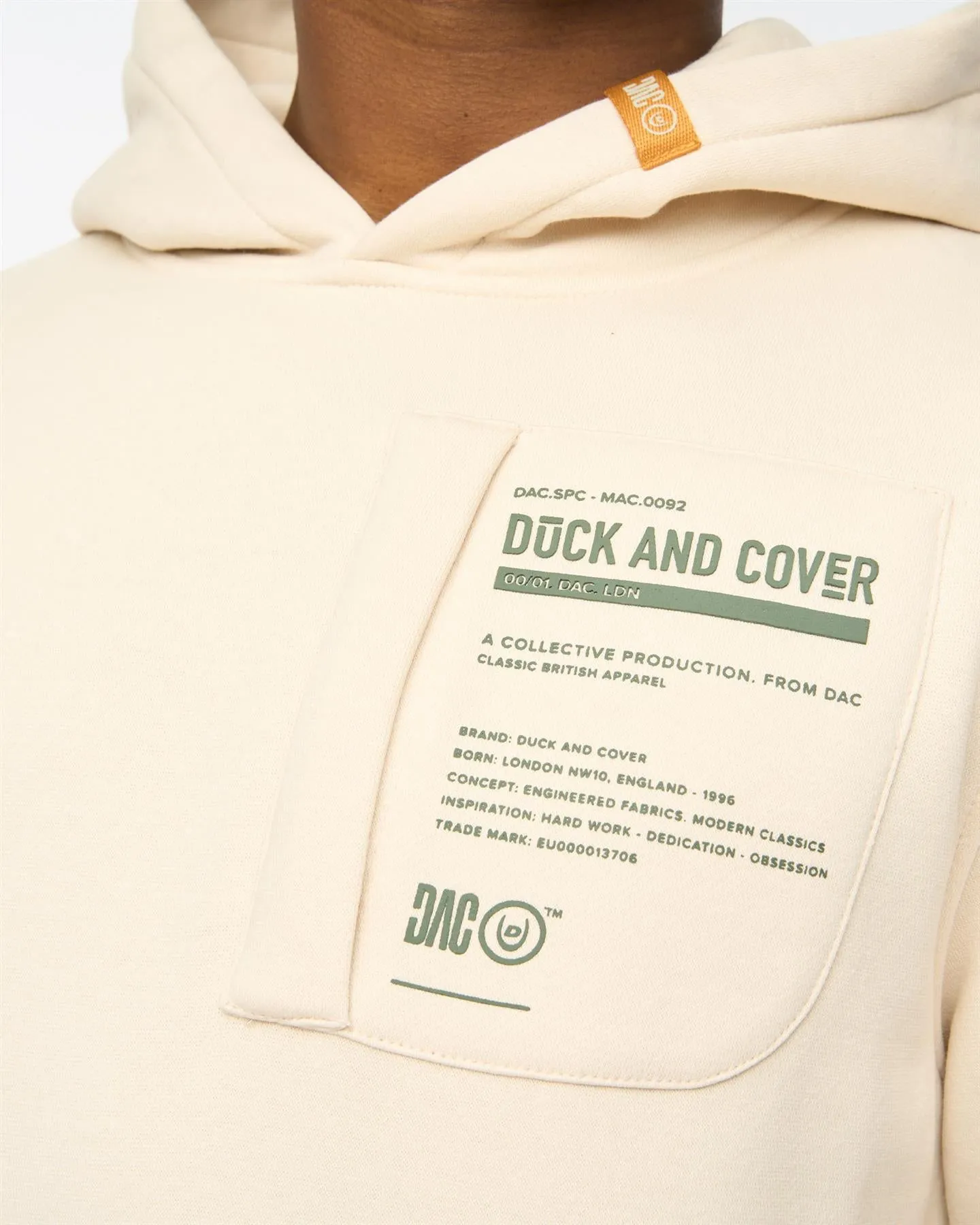 Adamsberg Hoodie Off White sold by Duck and Cover product image thumbnail 5