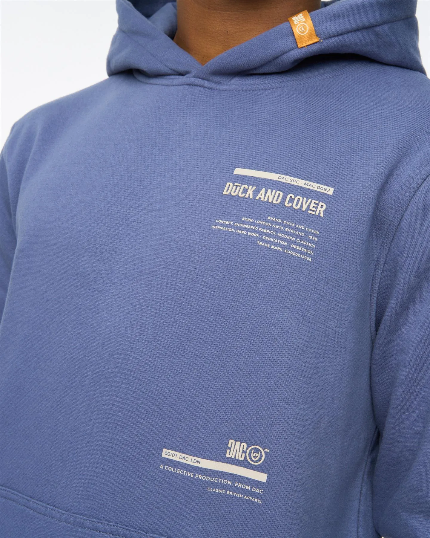 Ambridge Hoodie Denim Blue sold by Duck and Cover product image thumbnail 5