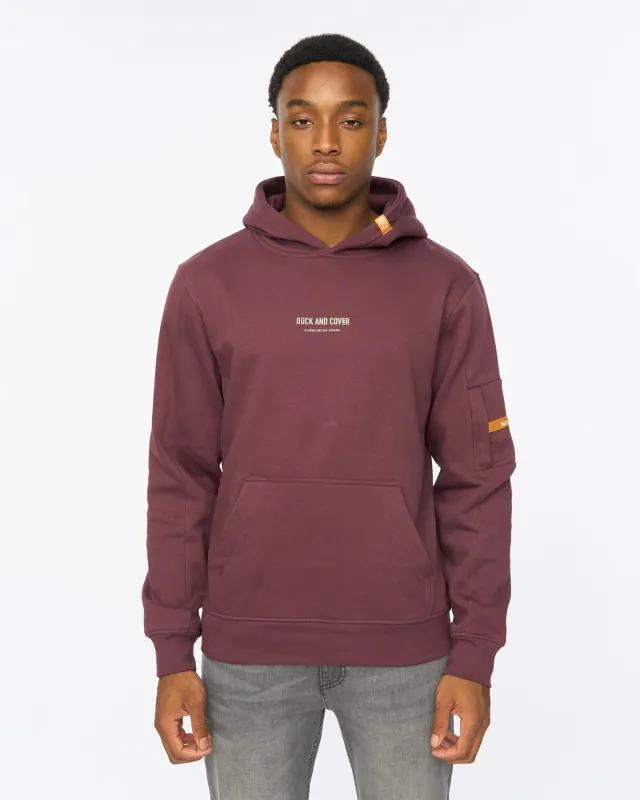 Brammers V2 Hoodie Raisin sold by Duck and Cover