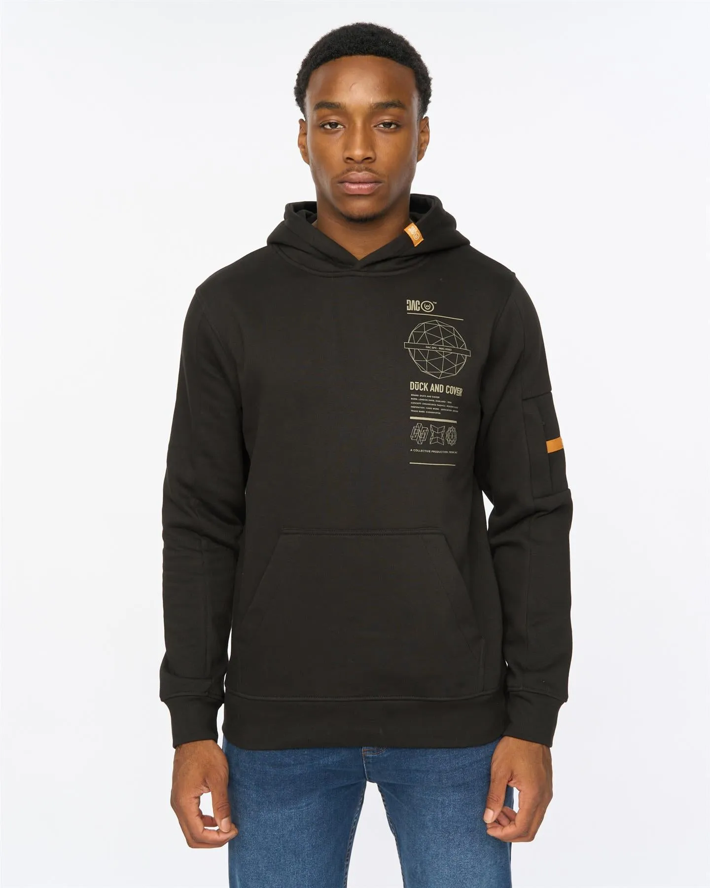 Ashland Hoodie Black sold by Duck and Cover