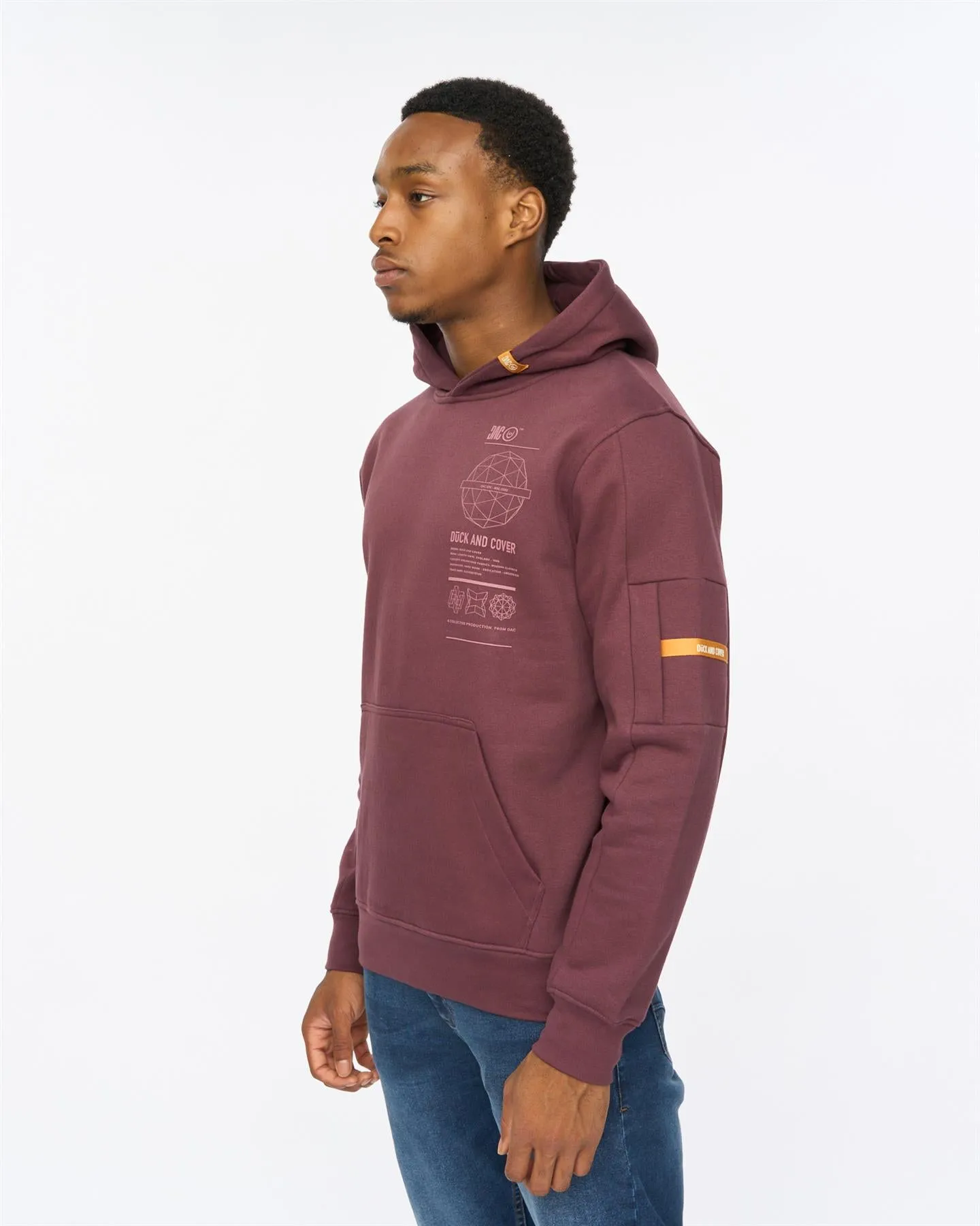 Ashland Hoodie Raisin sold by Duck and Cover product image thumbnail 2