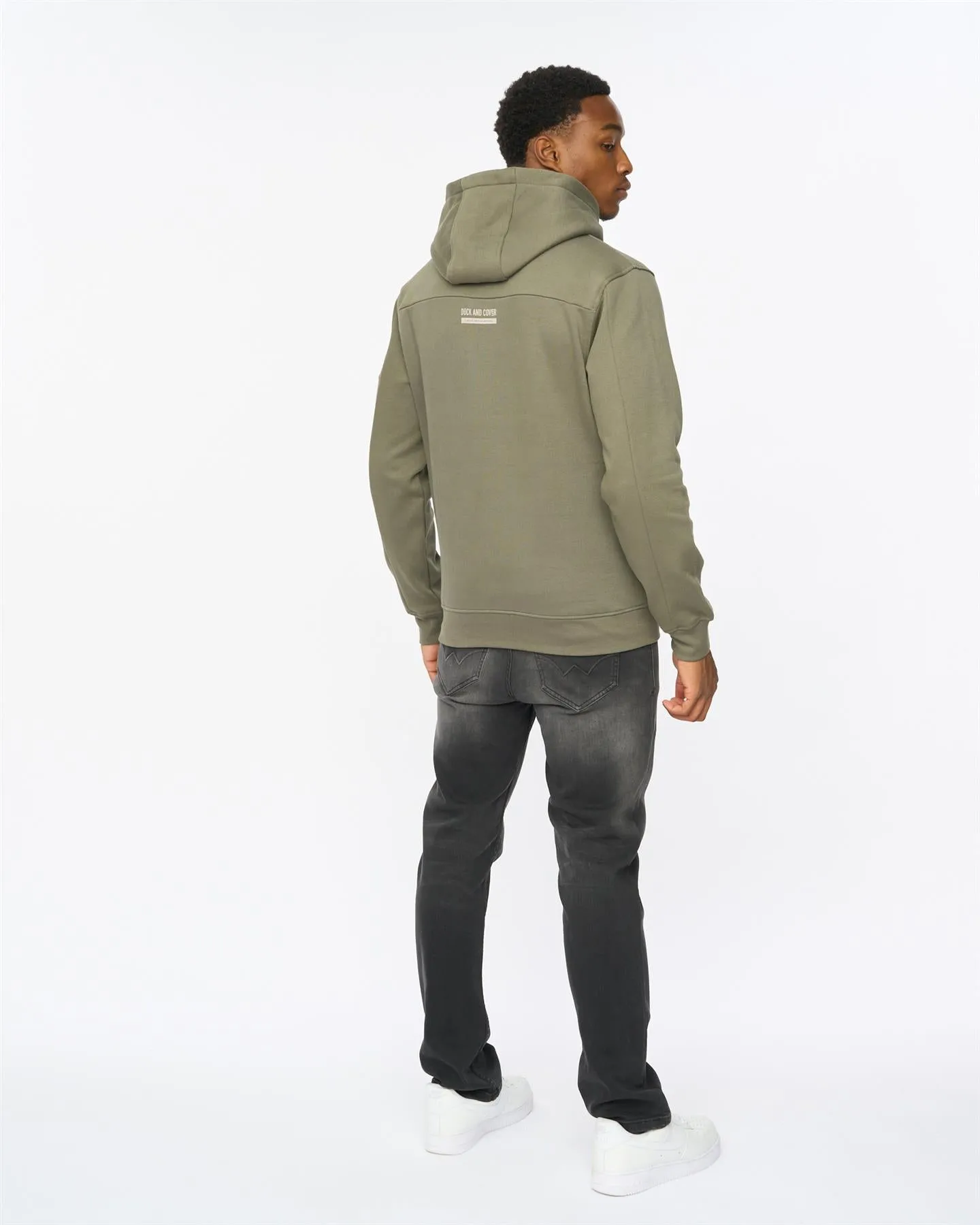 Skullmatic Hoodie Dark Olive sold by Duck and Cover product image thumbnail 5