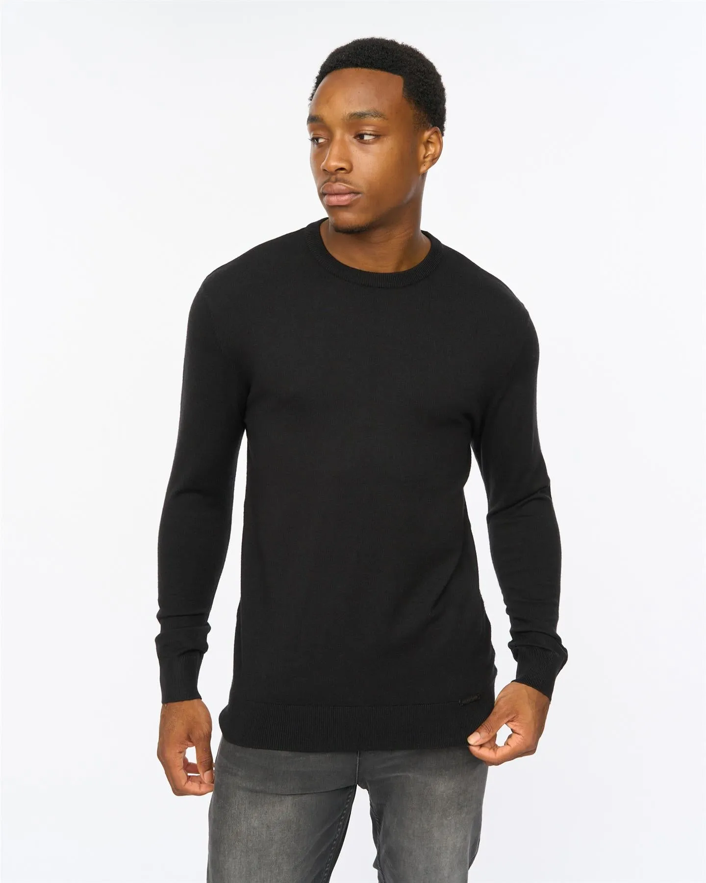 Consenza Crew Knit Black sold by Duck and Cover product image thumbnail 4