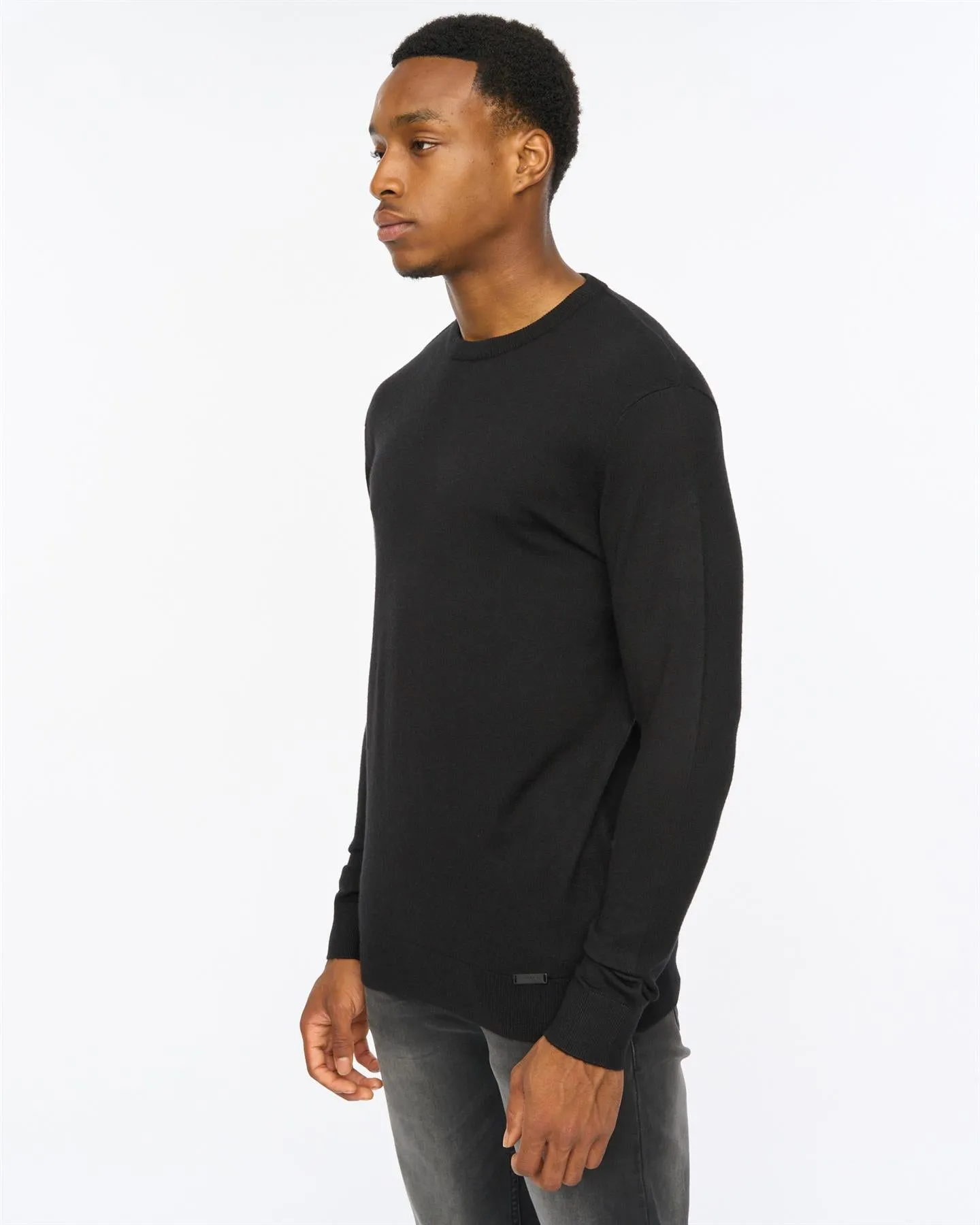 Consenza Crew Knit Black sold by Duck and Cover product image thumbnail 2
