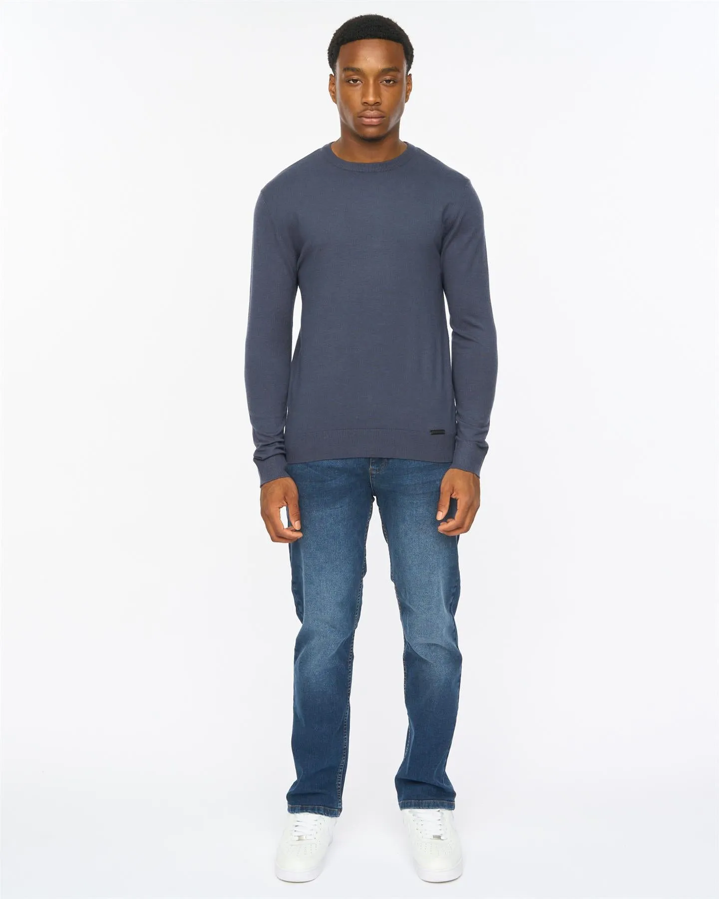 Consenza Crew Knit Navy sold by Duck and Cover product image thumbnail 3