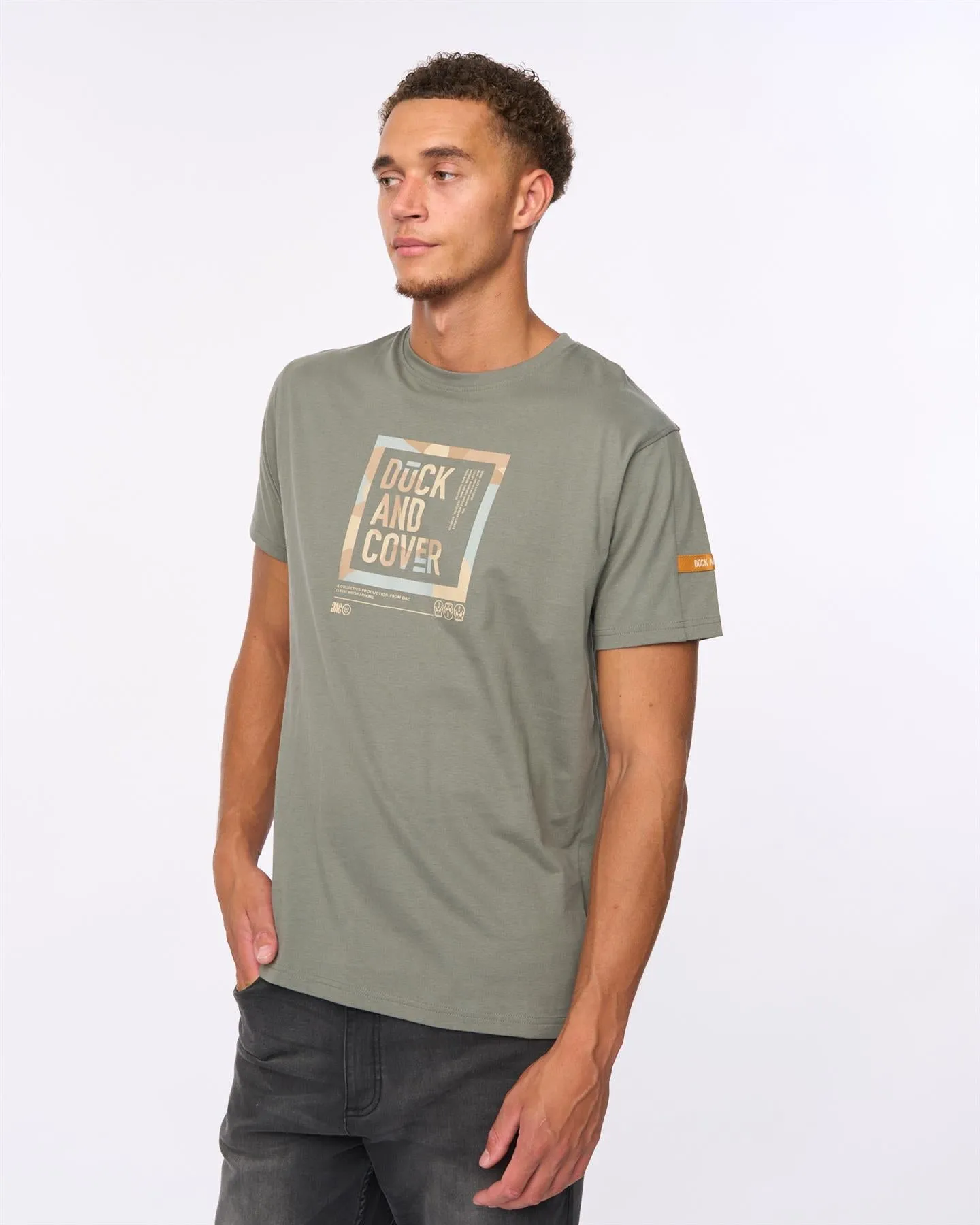 Primatic T-Shirt Dark Olive sold by Duck and Cover product image thumbnail 4