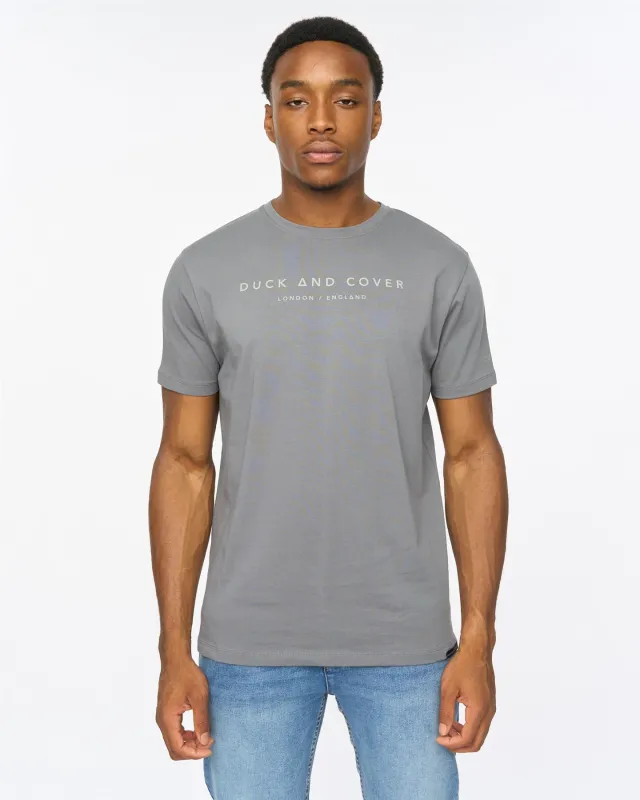 Crytons Heavy T-Shirt Petrol sold by Duck and Cover