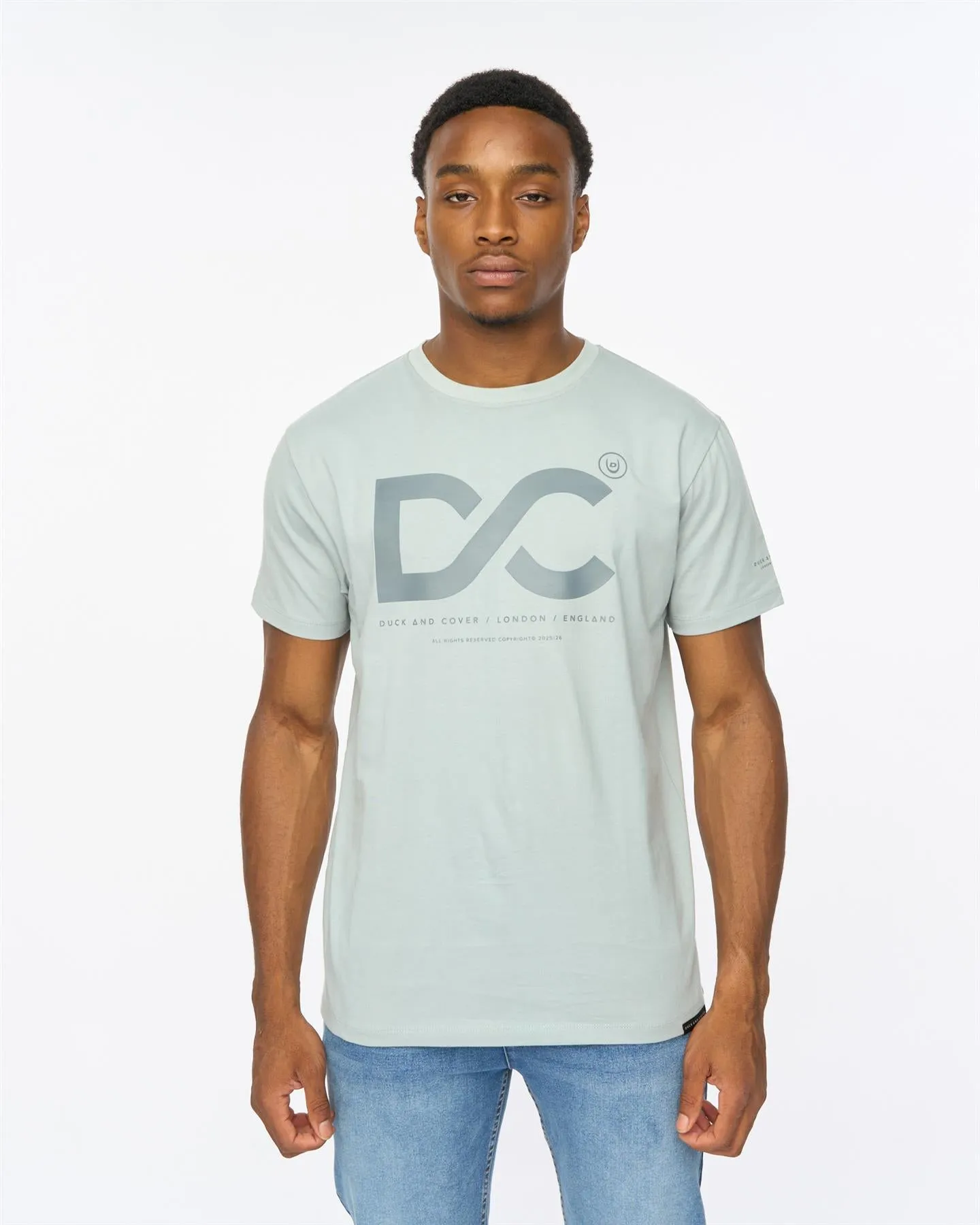 Polymoore Heavy T-Shirt Steel Blue sold by Duck and Cover