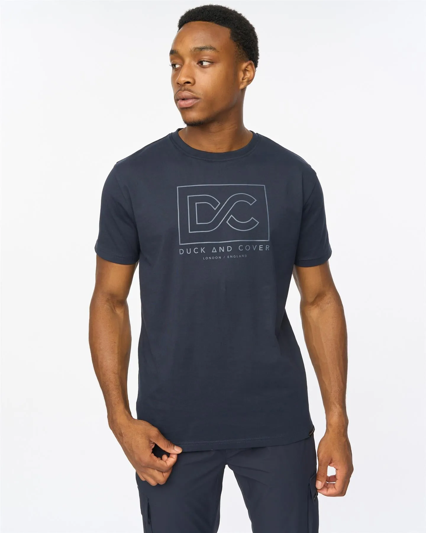 Rampmoore Heavy T-Shirt Navy sold by Duck and Cover product image thumbnail 5