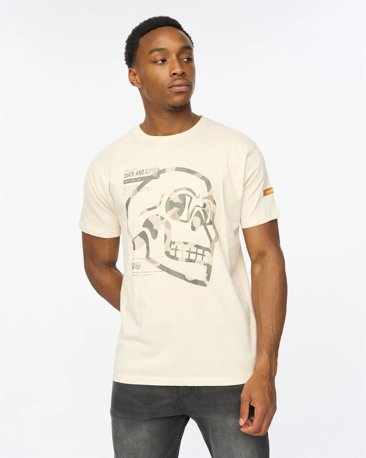 Skullmatic T-Shirt Off White sold by Duck and Cover product image thumbnail 4