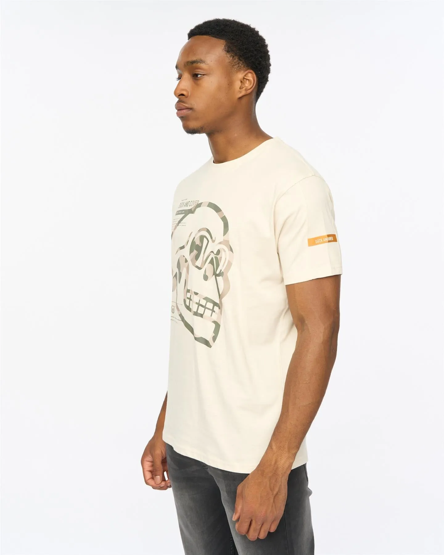 Skullmatic T-Shirt Off White sold by Duck and Cover product image thumbnail 2