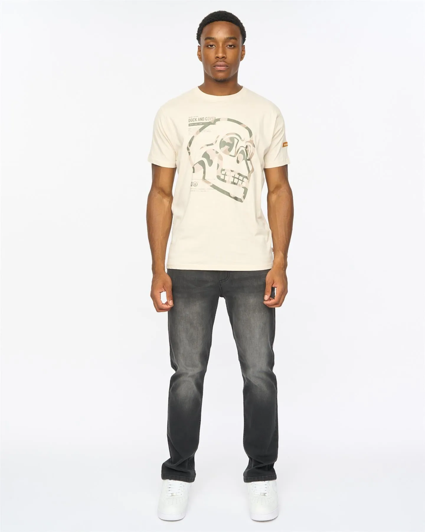 Skullmatic T-Shirt Off White sold by Duck and Cover product image thumbnail 3