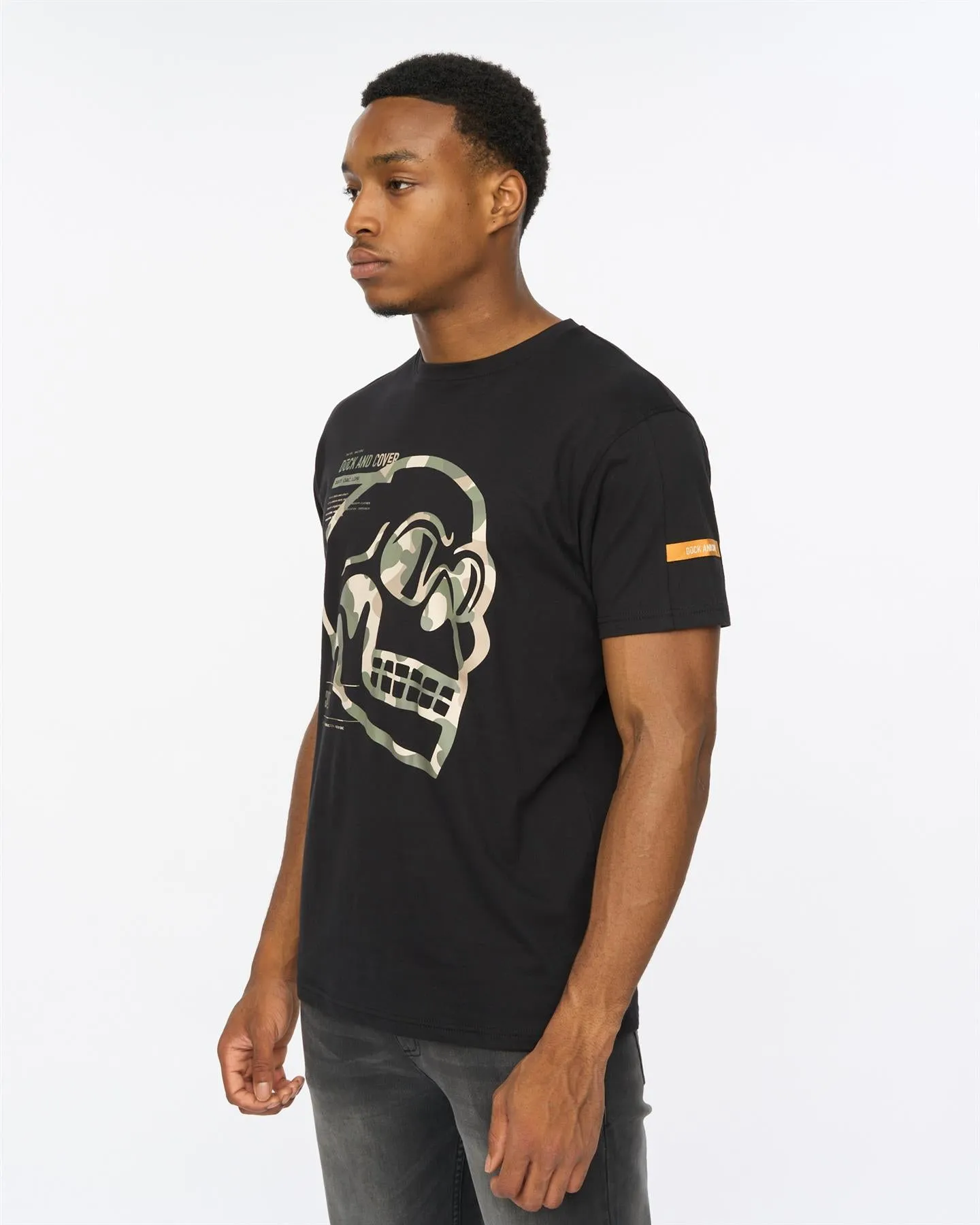 Skullmatic T-Shirt Black sold by Duck and Cover product image thumbnail 2