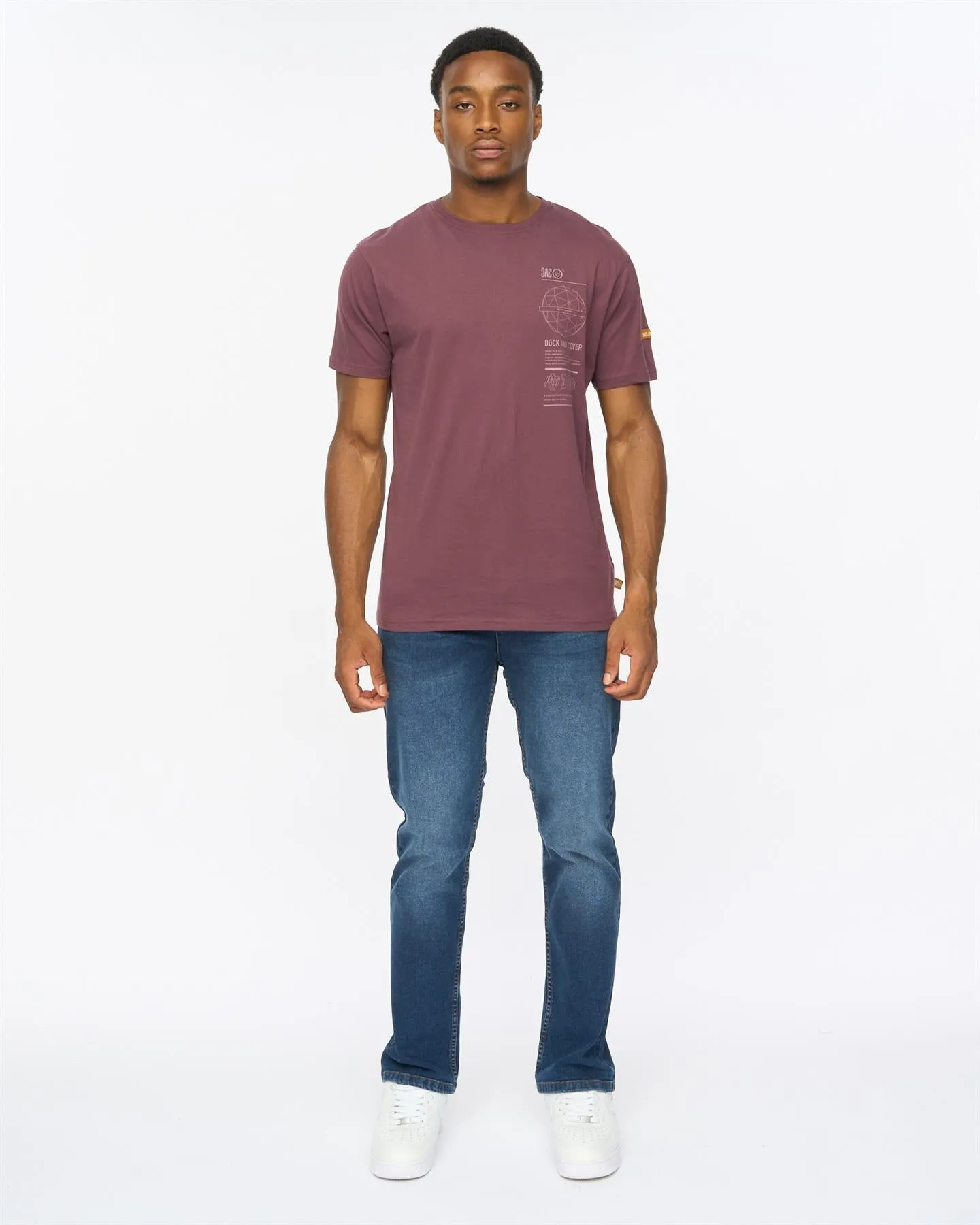Ashland T-Shirt Raisin sold by Duck and Cover product image thumbnail 3