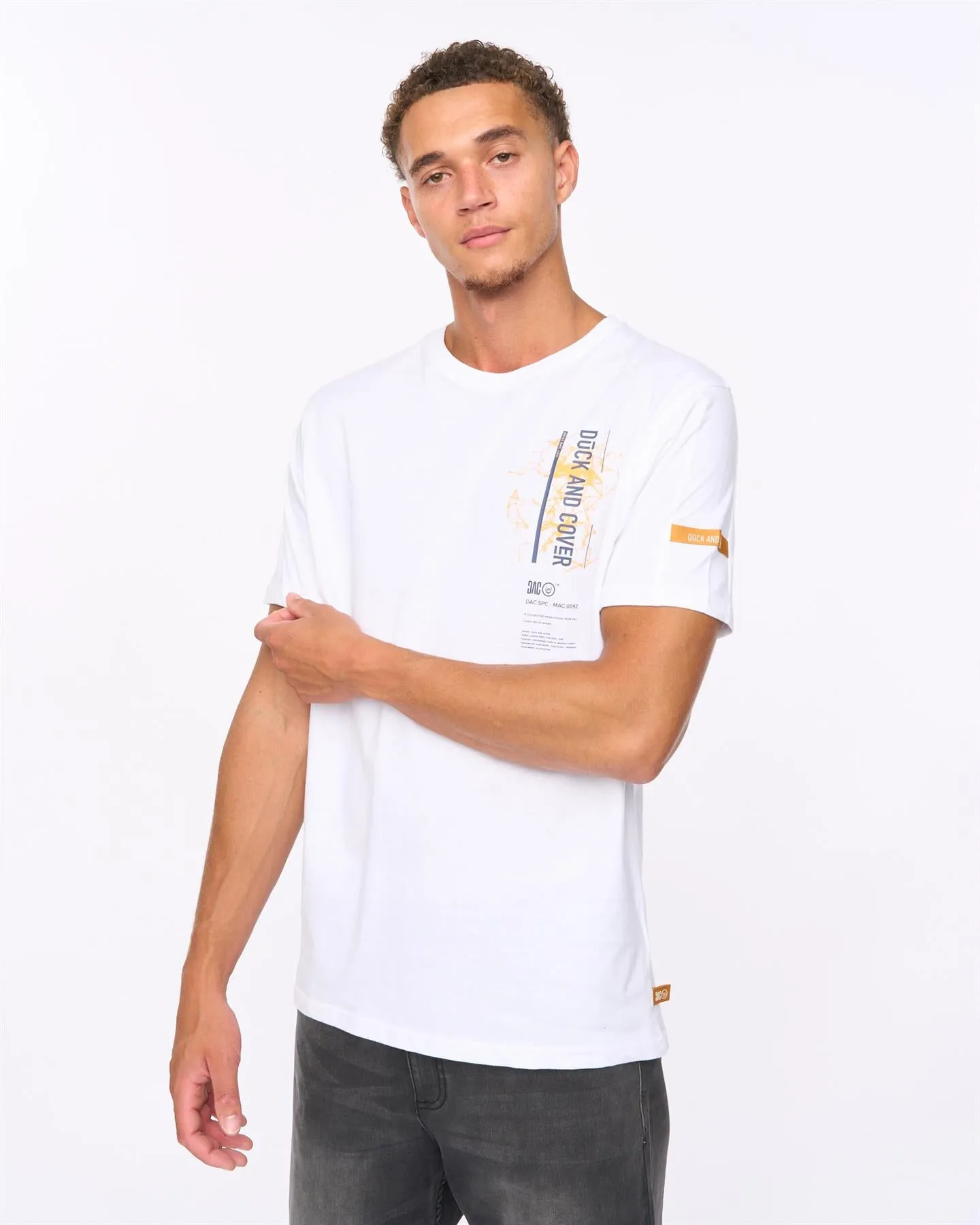 Protonz T-Shirt White sold by Duck and Cover product image thumbnail 4