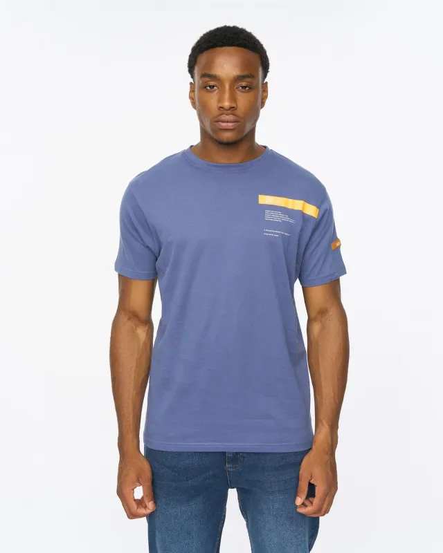 Ambridge T-Shirt Denim Blue sold by Duck and Cover