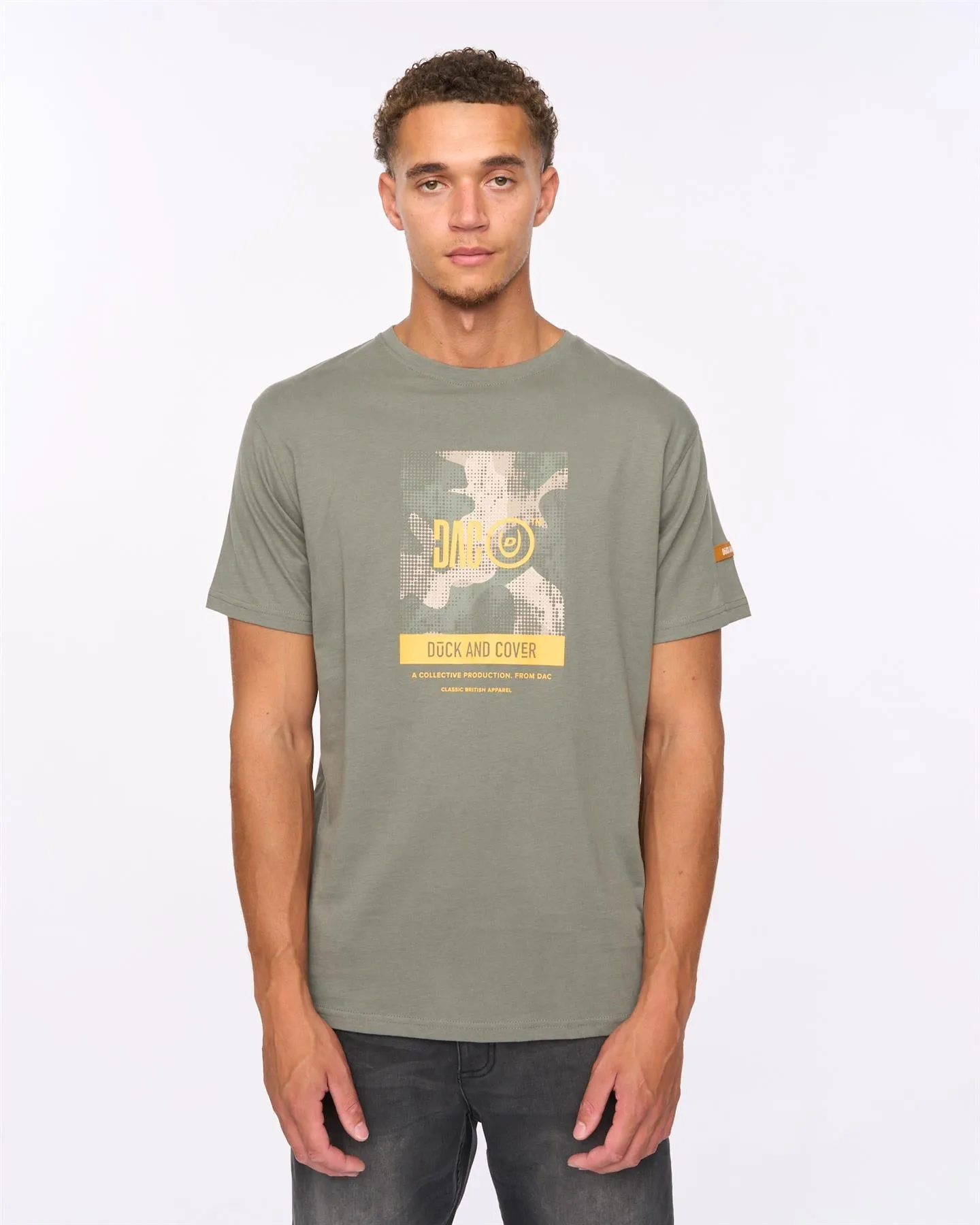 Camostack T-Shirt Dark Olive sold by Duck and Cover