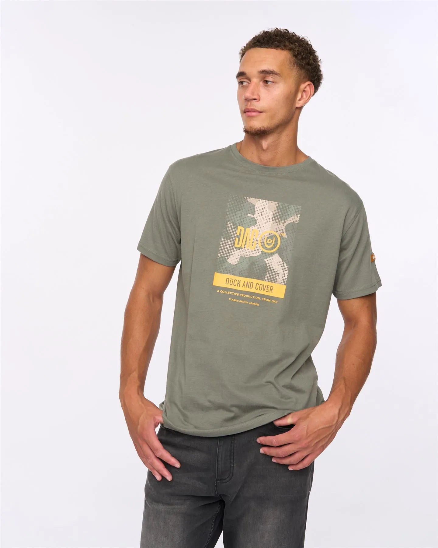 Camostack T-Shirt Dark Olive sold by Duck and Cover product image thumbnail 2