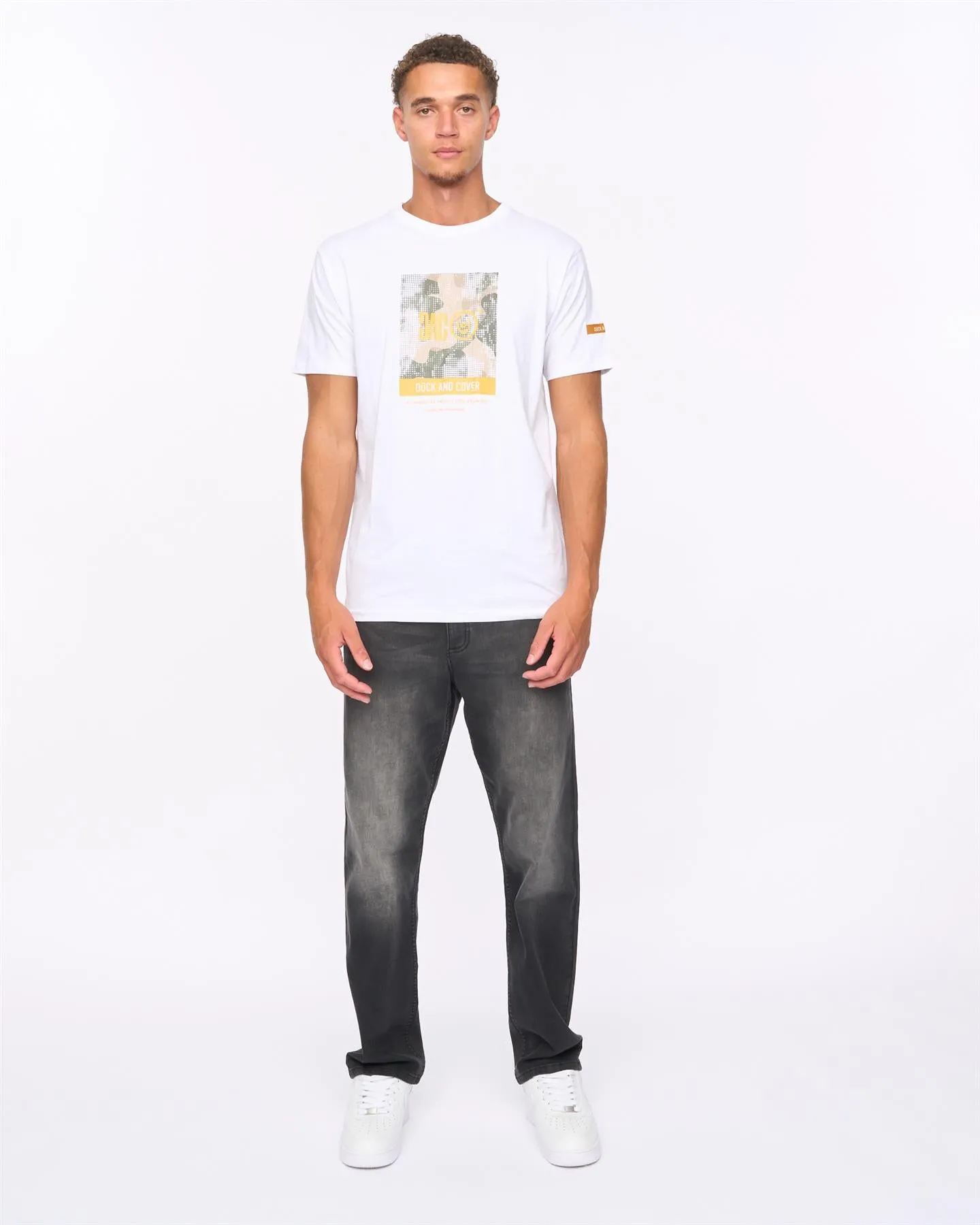Camostack T-Shirt White sold by Duck and Cover product image thumbnail 3