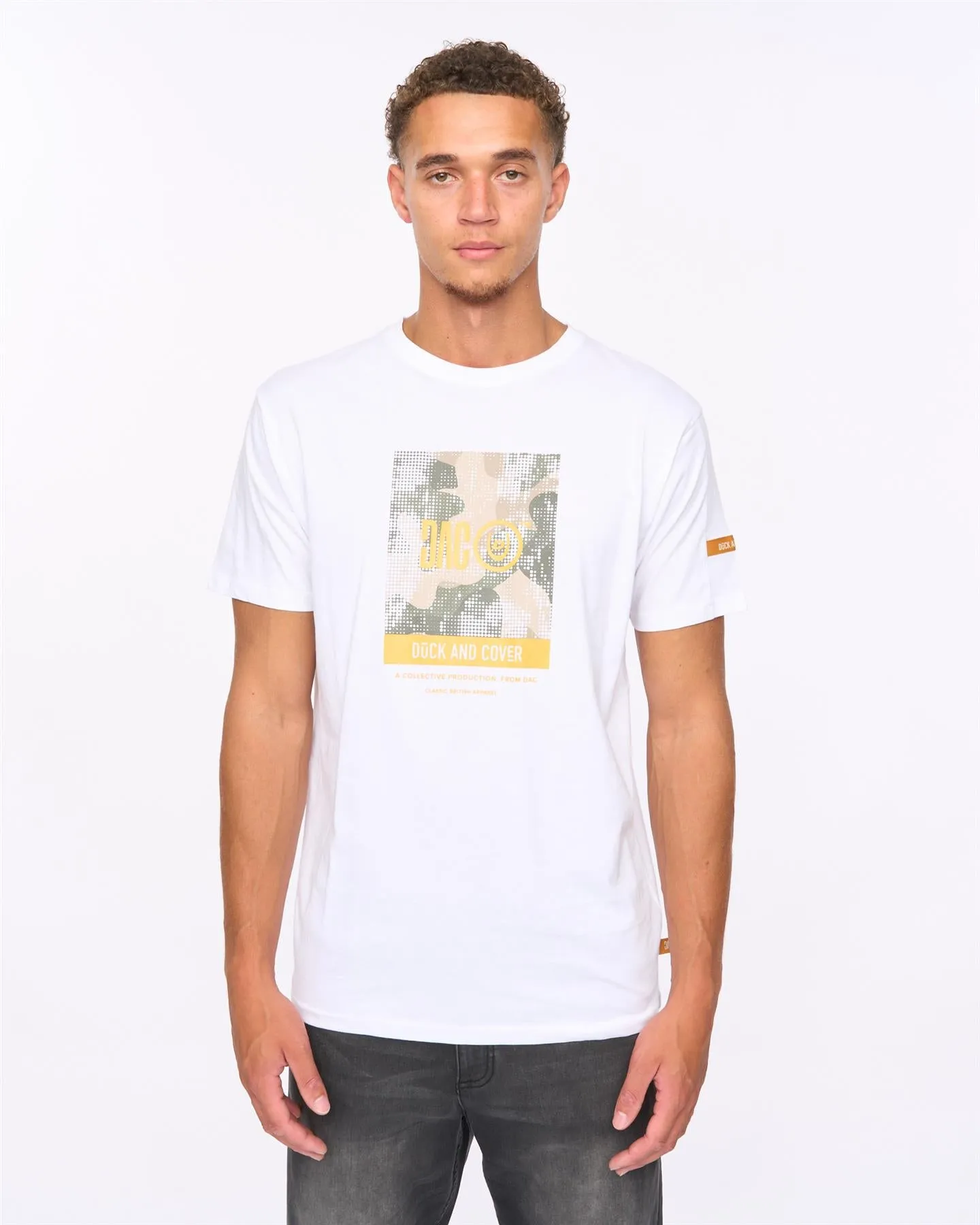 Camostack T-Shirt White sold by Duck and Cover