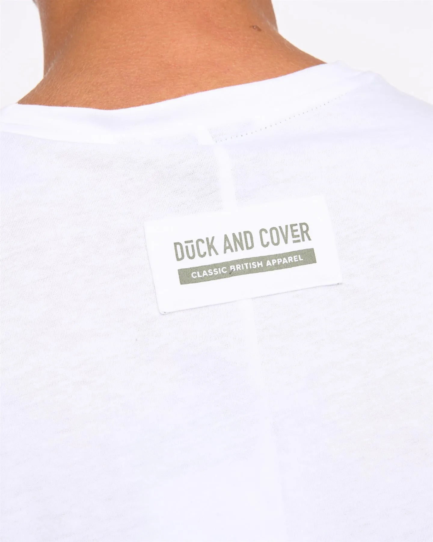 Camostack T-Shirt White sold by Duck and Cover product image thumbnail 5