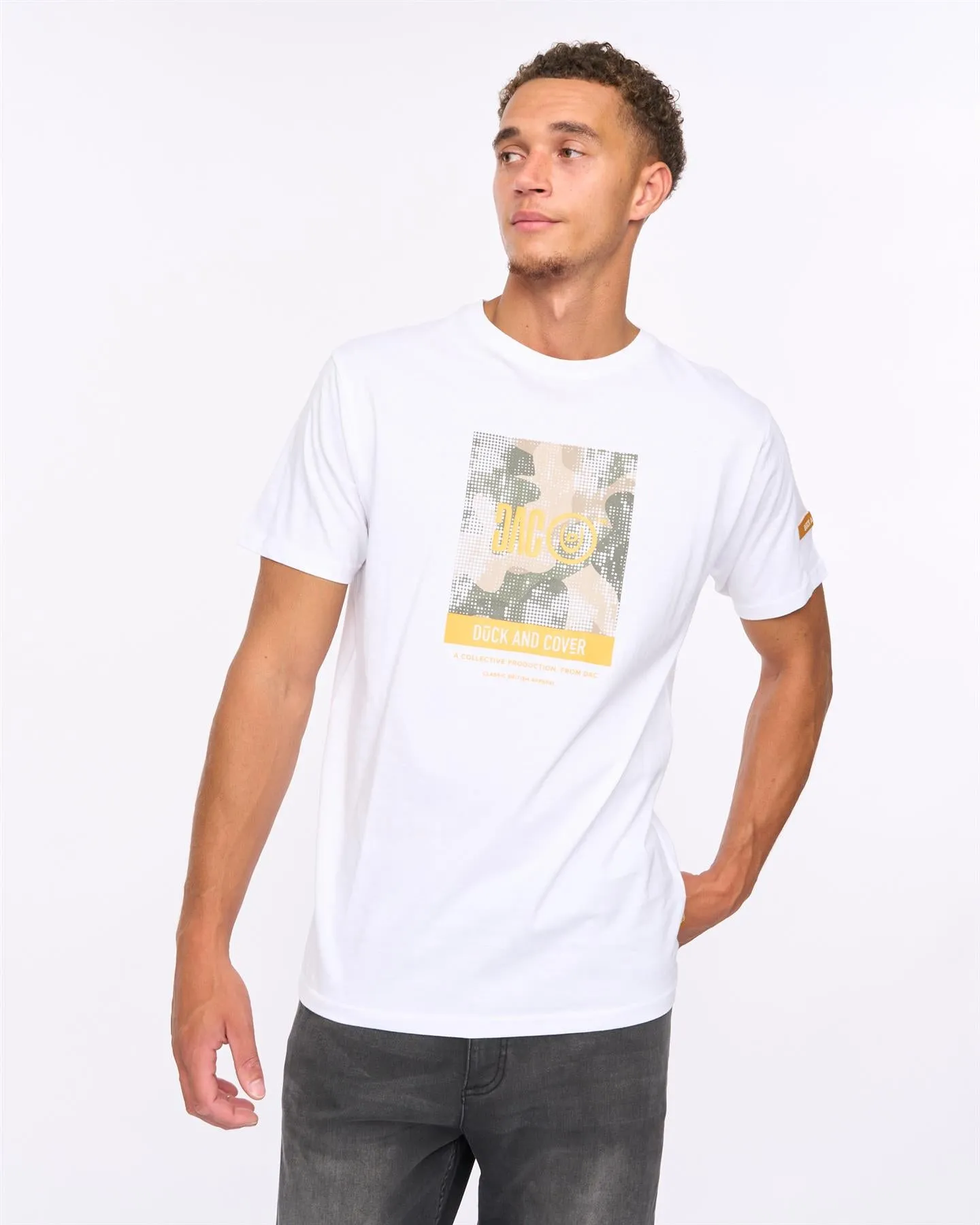 Camostack T-Shirt White sold by Duck and Cover product image thumbnail 2