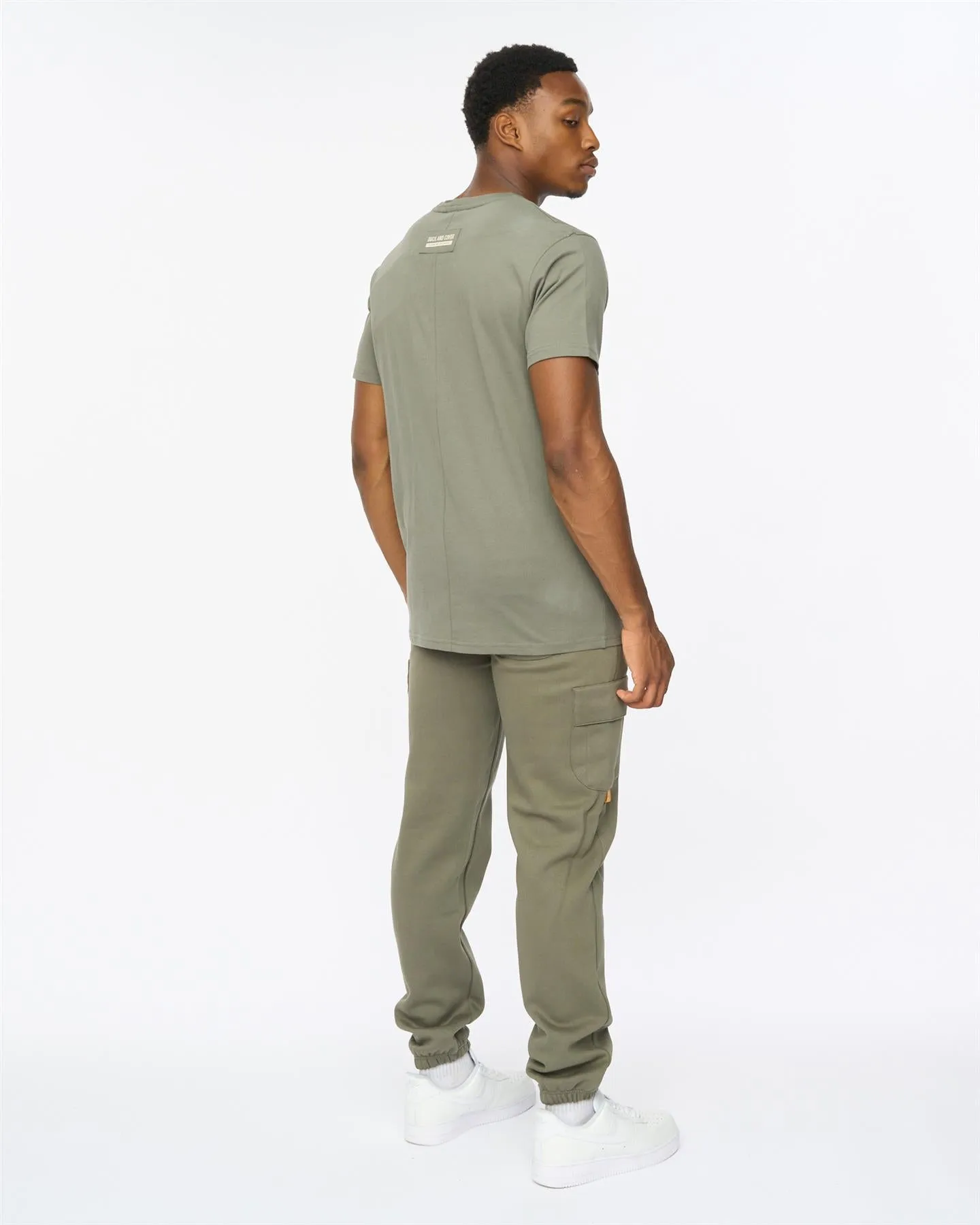 Adamsberg T-Shirt Dark Olive sold by Duck and Cover product image thumbnail 5