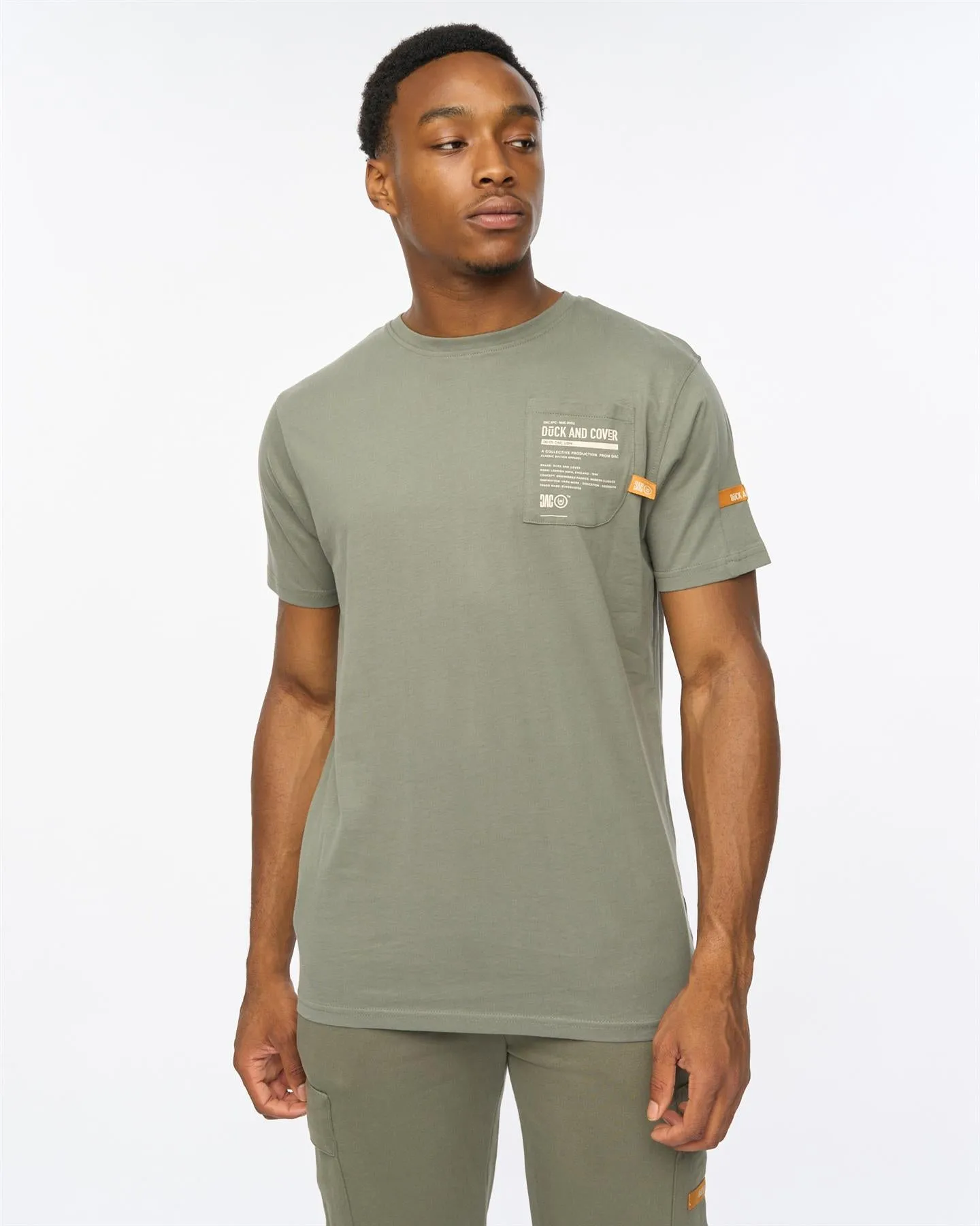 Adamsberg T-Shirt Dark Olive sold by Duck and Cover product image thumbnail 2