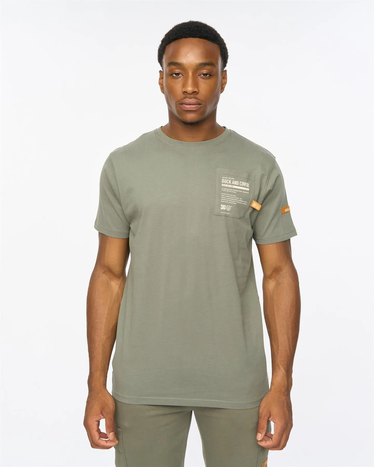 Adamsberg T-Shirt Dark Olive sold by Duck and Cover