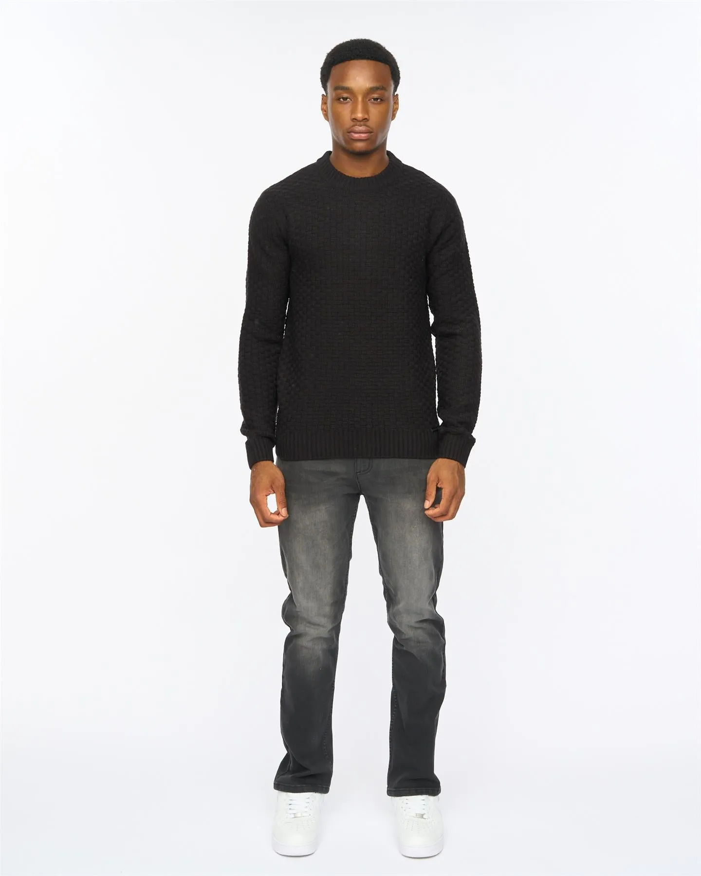 Matera Textured Knit Black sold by Duck and Cover product image thumbnail 3