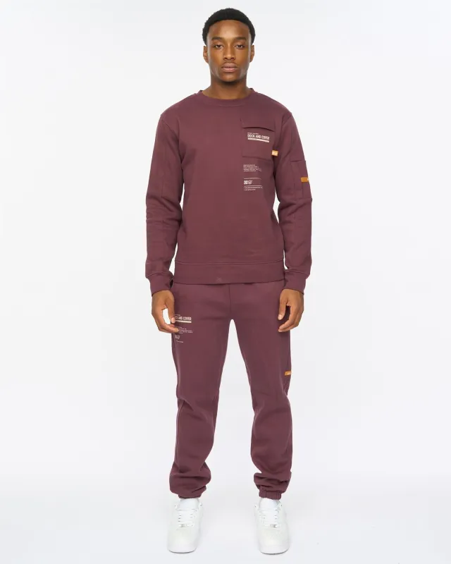 Applewood Crew & Joggers Set Raisin sold by Duck and Cover