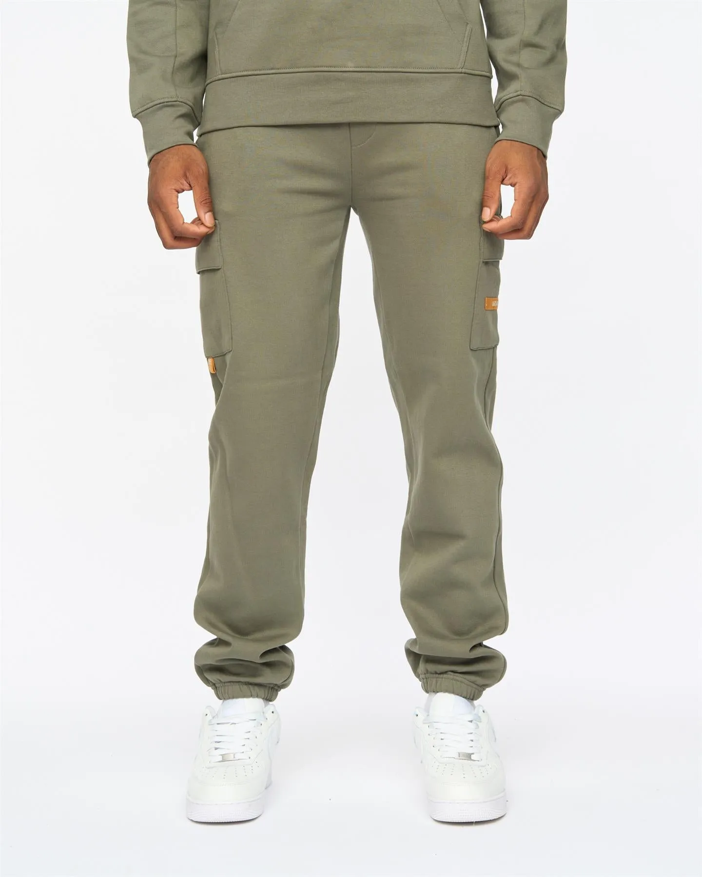 Adamsberg Hoodie & Joggers Set Dark Olive sold by Duck and Cover product image thumbnail 4