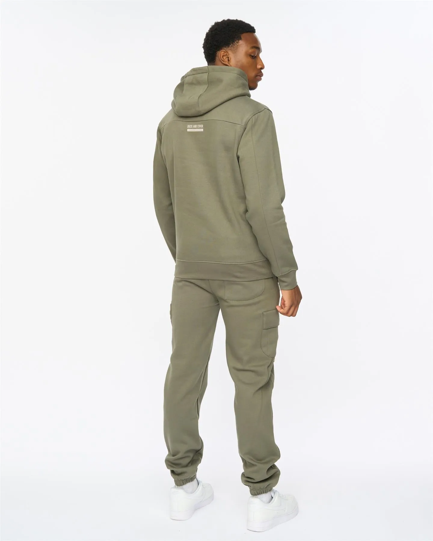 Adamsberg Hoodie & Joggers Set Dark Olive sold by Duck and Cover product image thumbnail 2