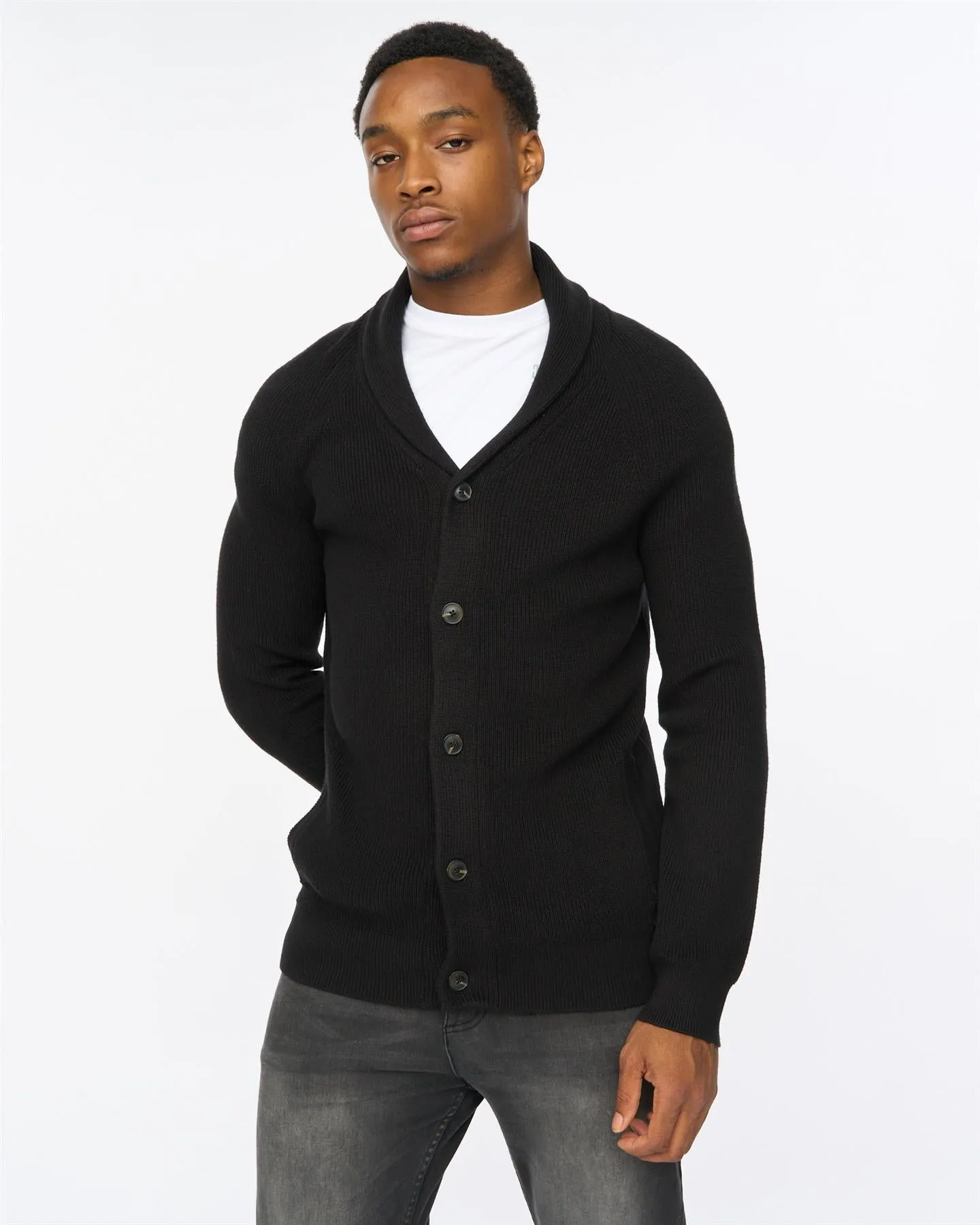 Venosa Shawl Cardigan Black sold by Duck and Cover product image thumbnail 4