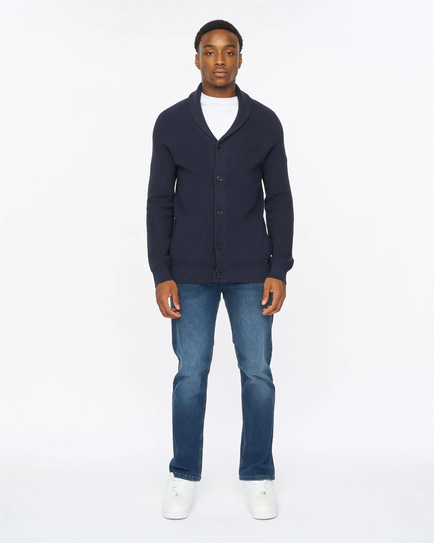 Venosa Shawl Cardigan Navy sold by Duck and Cover product image thumbnail 2