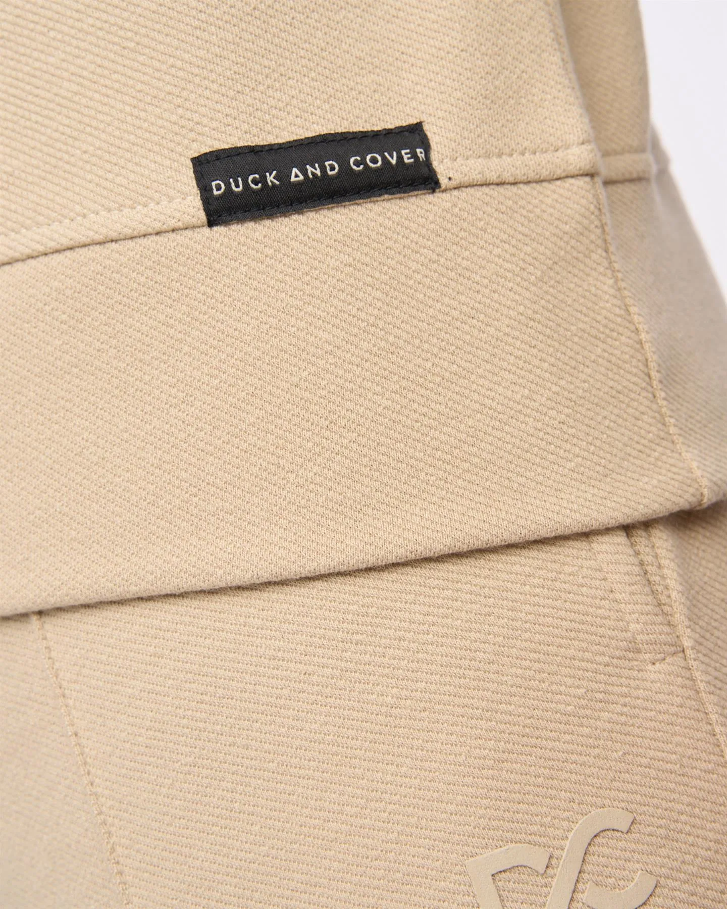 Slellmoore 1/4 Zip Hoodie Stone sold by Duck and Cover product image thumbnail 5