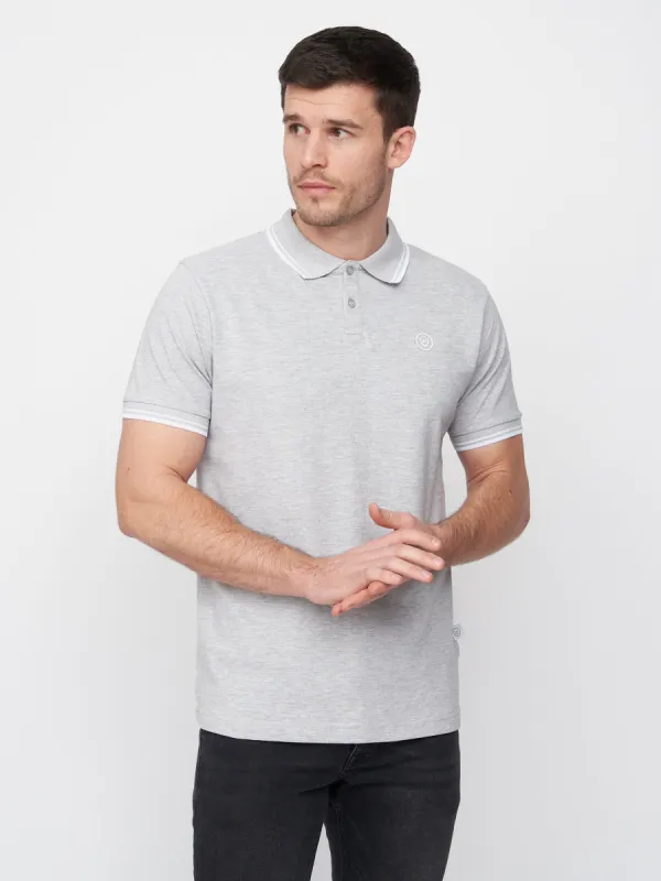 Hendamore Polo Grey Marl sold by Duck and Cover