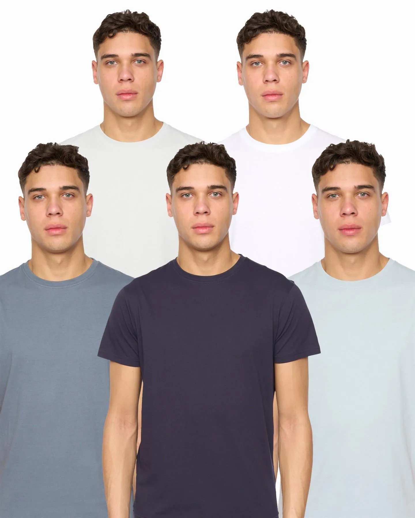 (LEAVE MBA) - Mens 5 Pack T-Shirts - Assorted Colours sold by Duck and Cover product image thumbnail 5