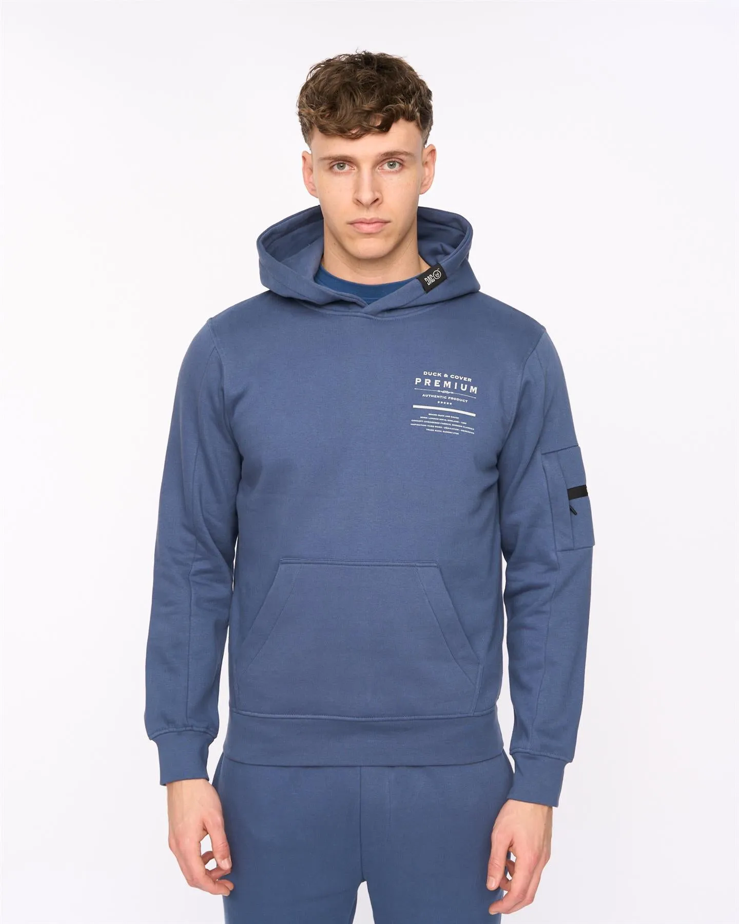 Rayland Hoodie Denim Blue sold by Duck and Cover