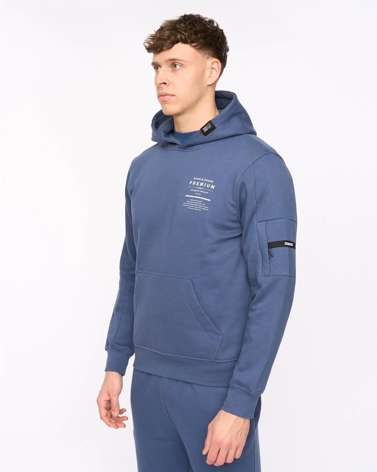 Rayland Hoodie Denim Blue sold by Duck and Cover product image thumbnail 3
