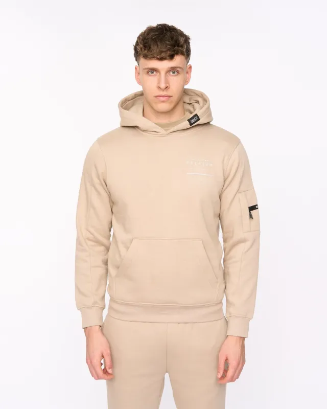 Rayland Hoodie Stone sold by Duck and Cover