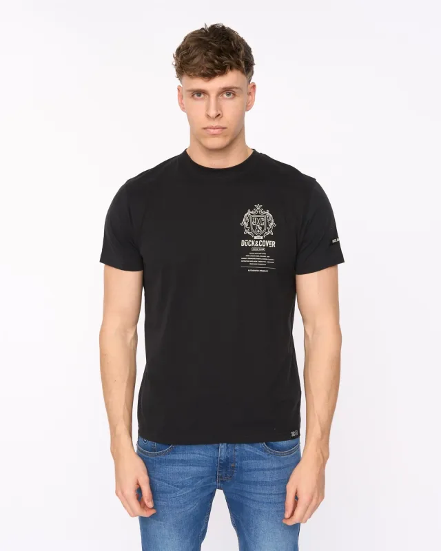 Stoneham T-Shirt Black made by Duck and Cover