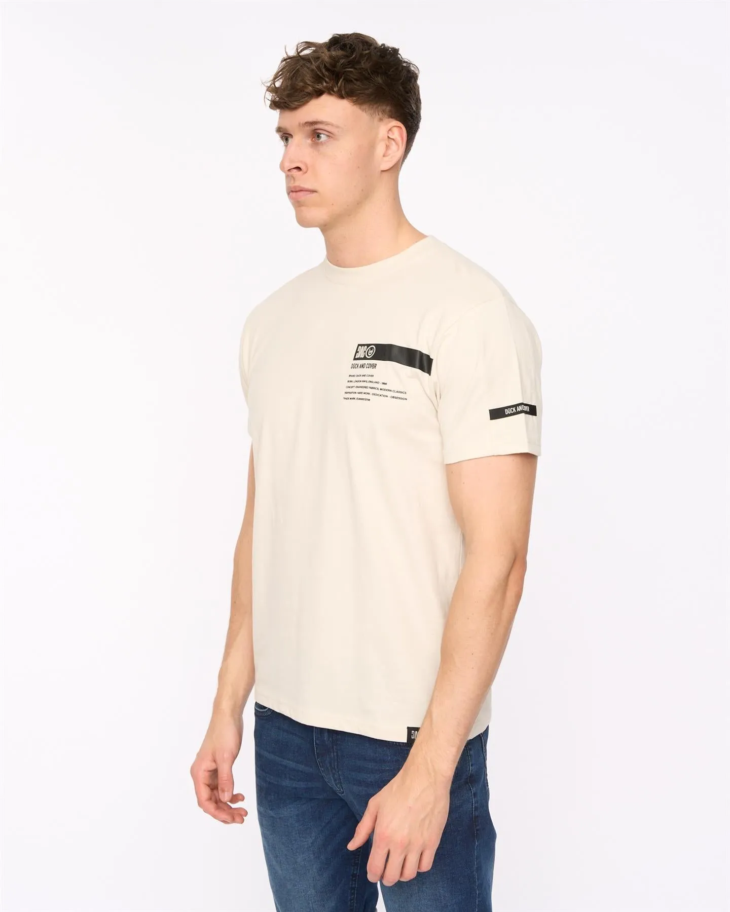 Tatick T-Shirt Light Stone sold by Duck and Cover product image thumbnail 2